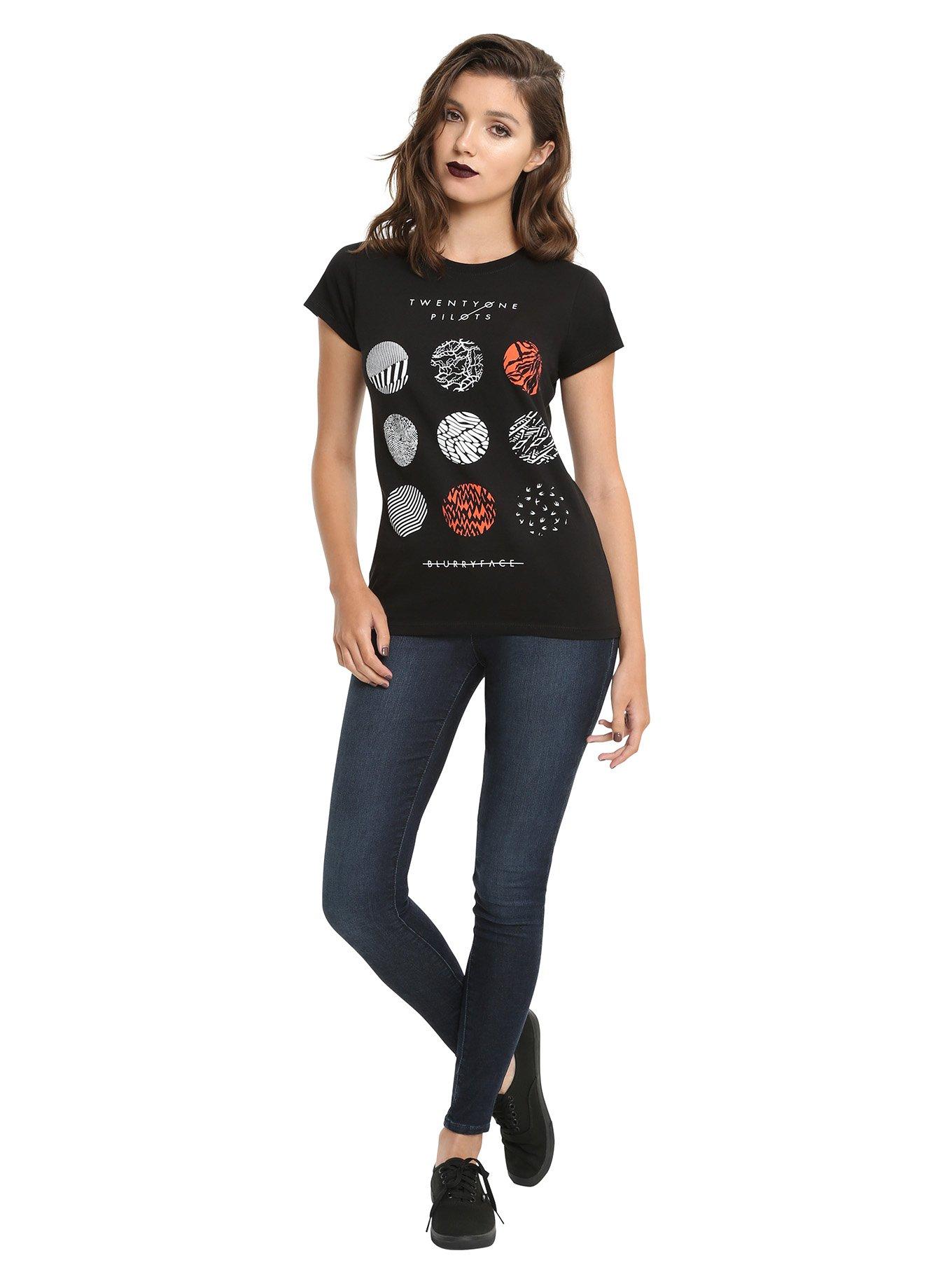 Twenty One Pilots Blurryface Girls T-Shirt, , alternate