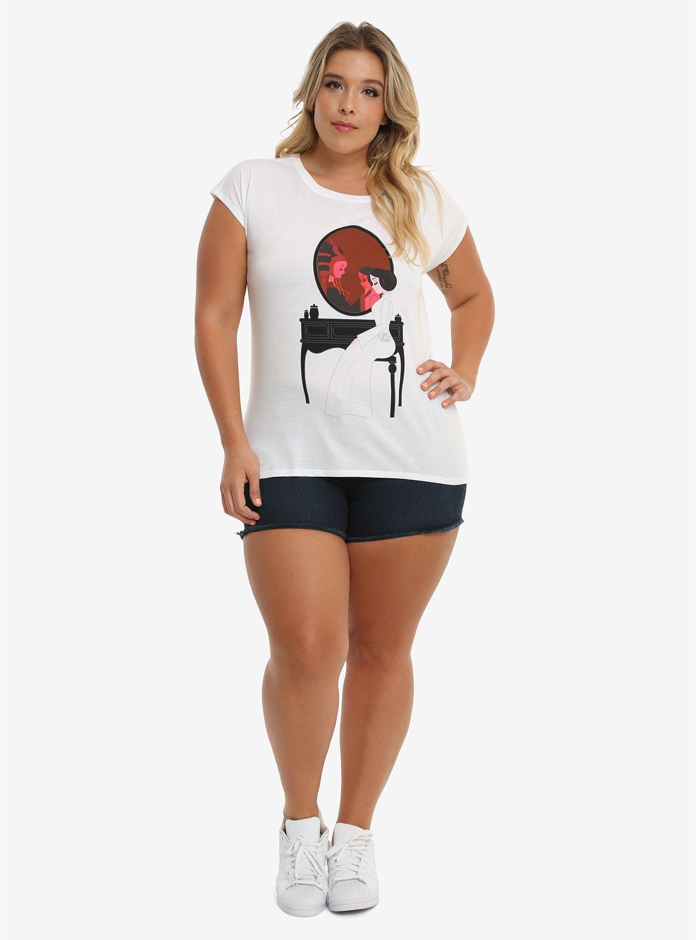 Star Wars Leia & Padmé Vanity T-Shirt Plus Size, , alternate