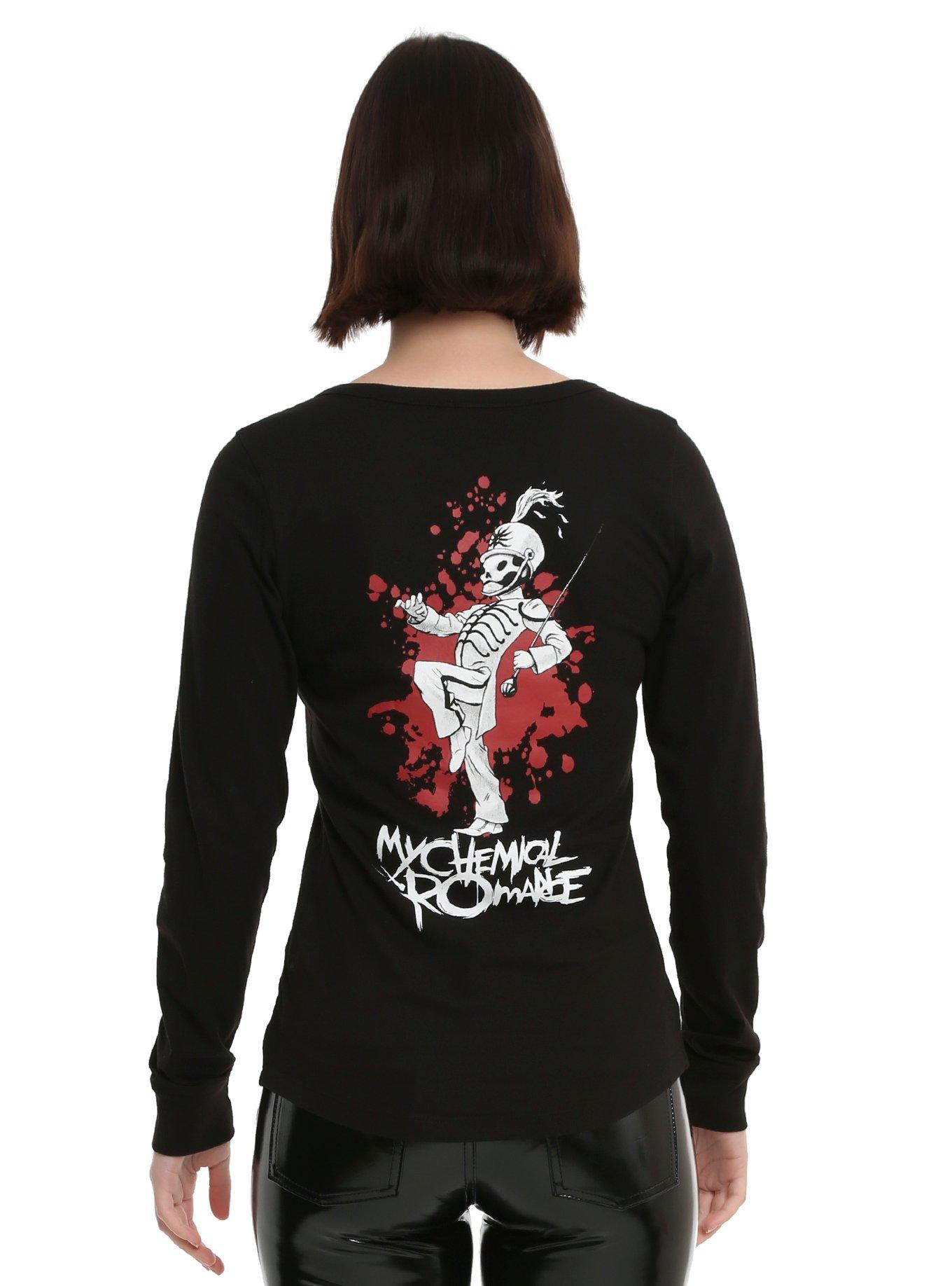 My Chemical Romance Black Parade Girls Long-Sleeve Henley, , alternate