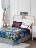 Disney Beauty And The Beast Rose & Feather Full Sheet Set, , alternate