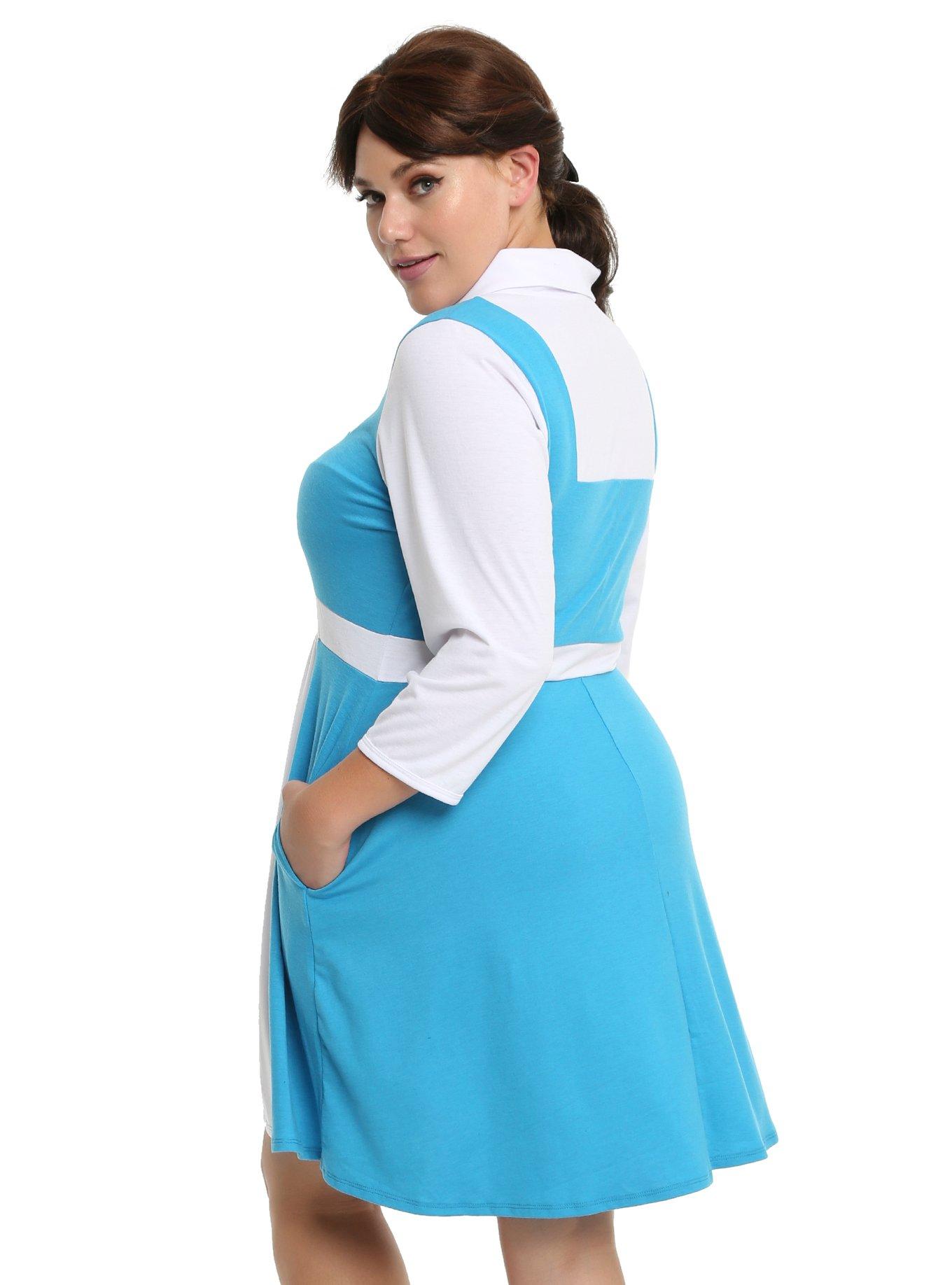 Disney Beauty And The Beast Belle Peasant Dress Plus Size, , alternate