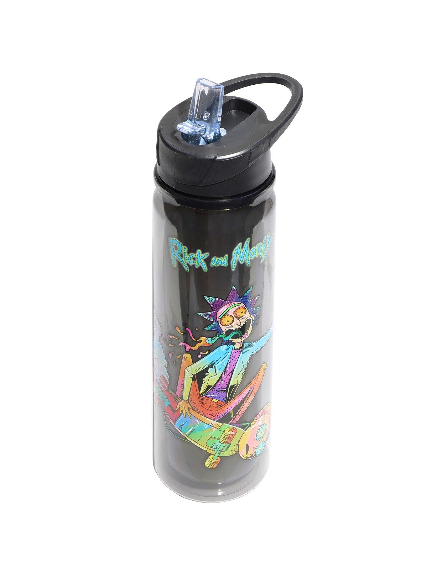 Rick And Morty Skateboard Water Bottle, , alternate