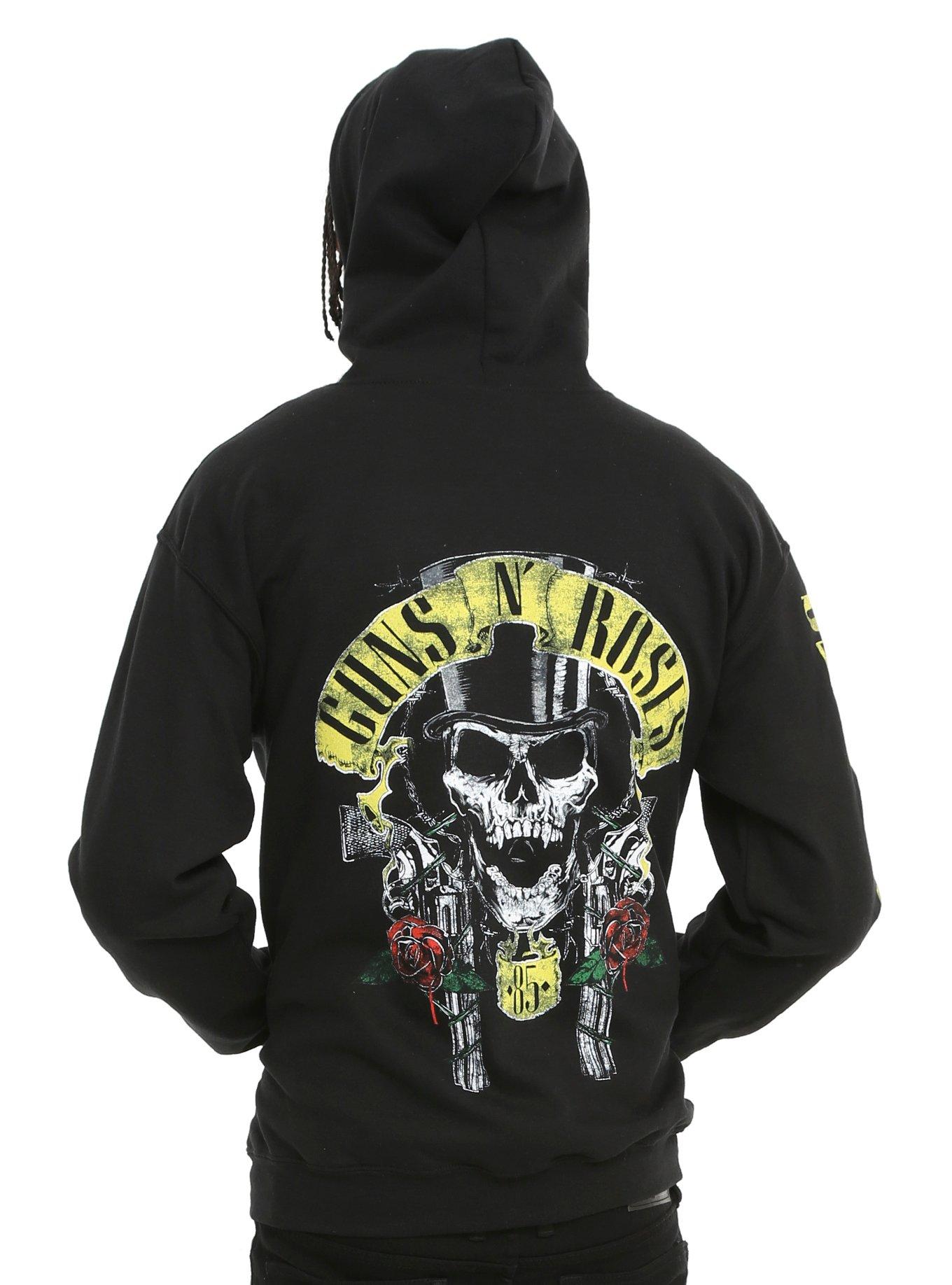 Guns N' Roses Logo Zipper Hoodie, , alternate