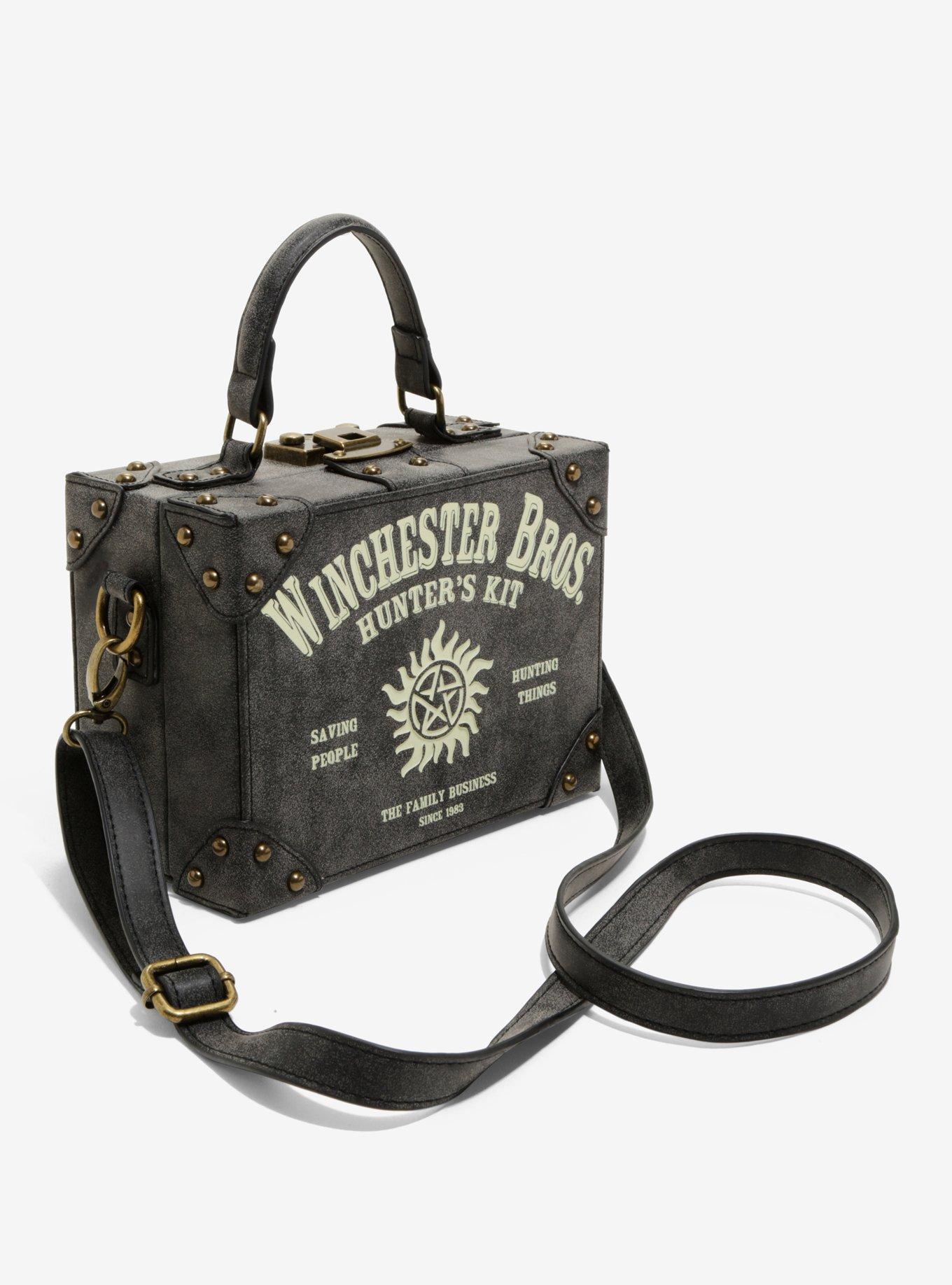 Supernatural Winchester Brothers Trunk Crossbody Purse, , alternate