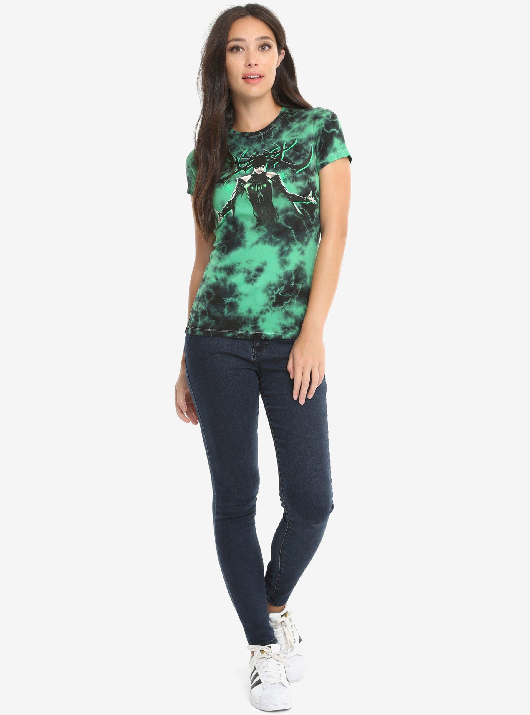 Marvel Thor: Ragnarok Hela Tie Dye T-Shirt, , alternate