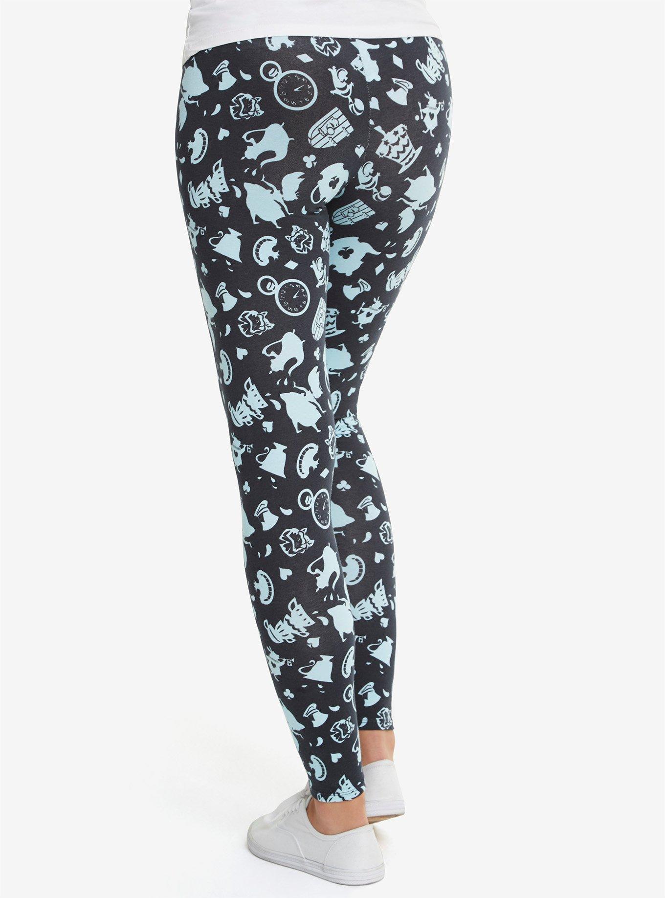 Disney Alice In Wonderland Leggings, , alternate