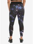 Galaxy Print Active Pants Plus Size, , alternate