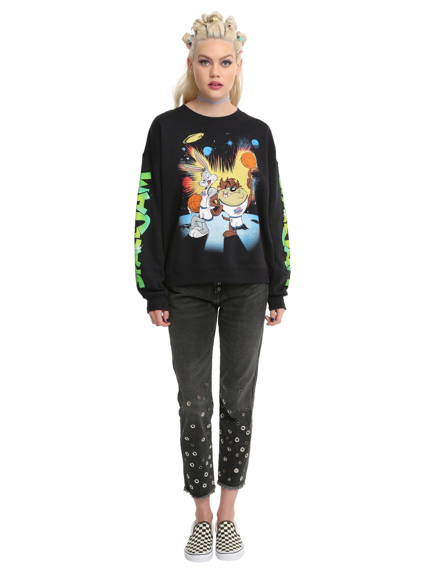Space Jam Bugs Bunny & Taz Girls Sweatshirt, , alternate