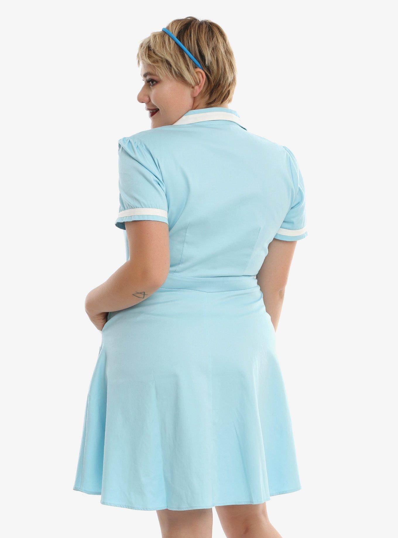 Twin Peaks Double R Diner Waitress Cosplay Dress Plus Size, , alternate