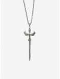Love And Madness DC Comics Wonder Woman Silver Sword Of Athena Necklace, , alternate