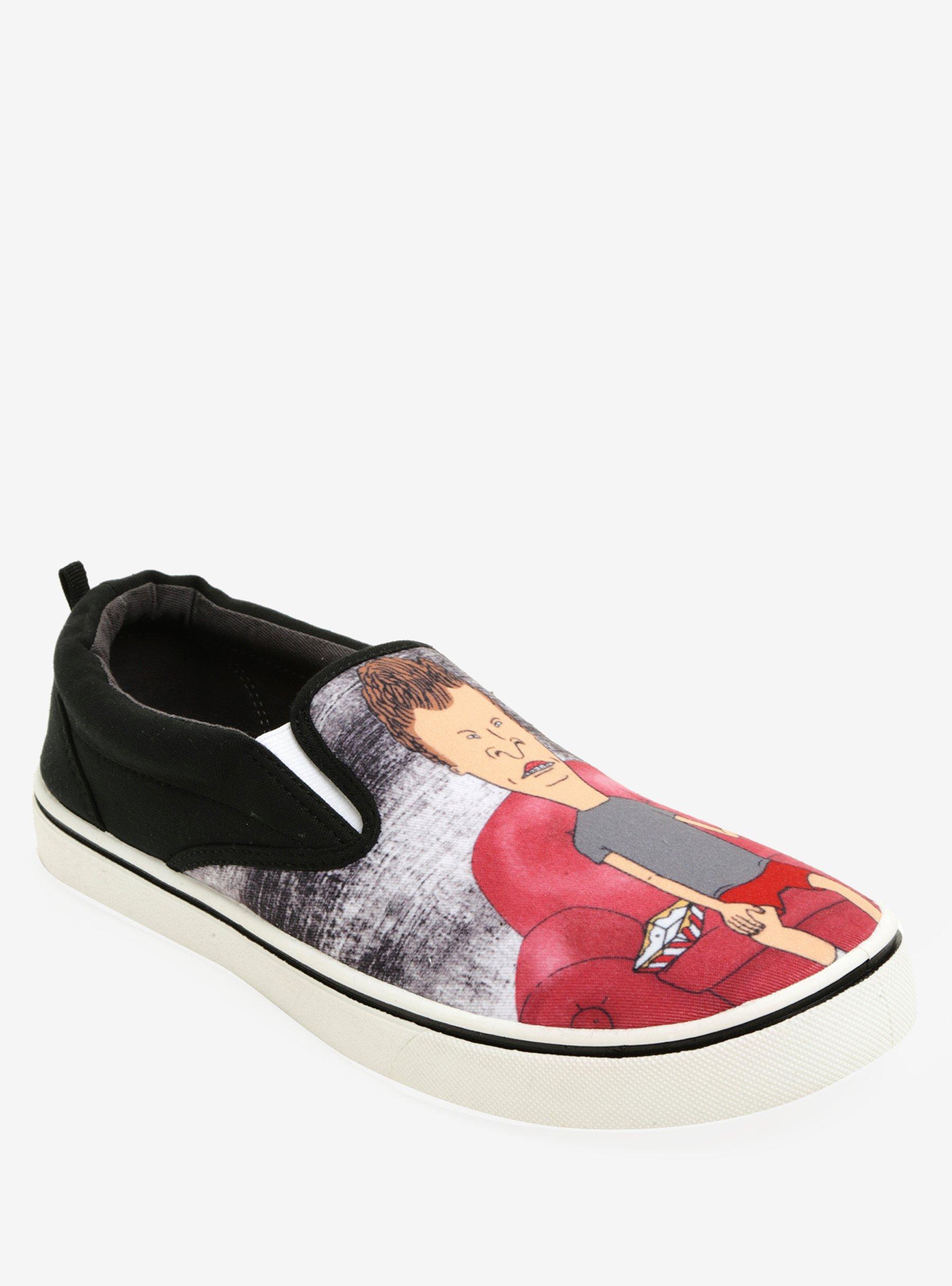 Beavis And Butt Head Slip Ons Hot Topic