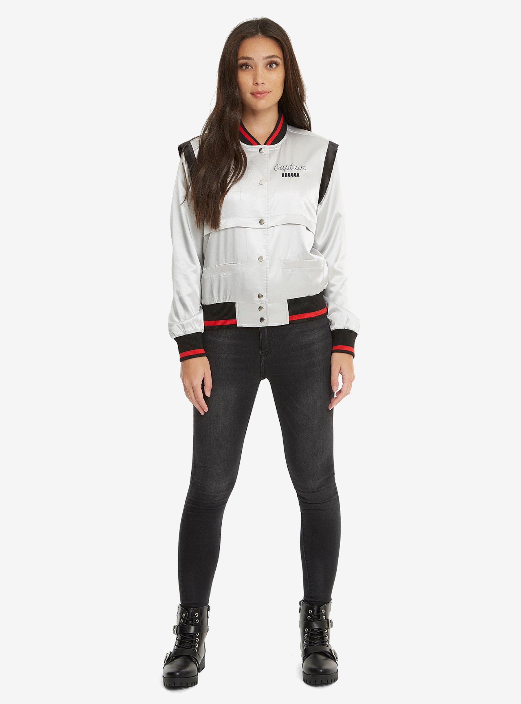 Star Wars Captain Phasma Satin Bomber Jacket, , alternate