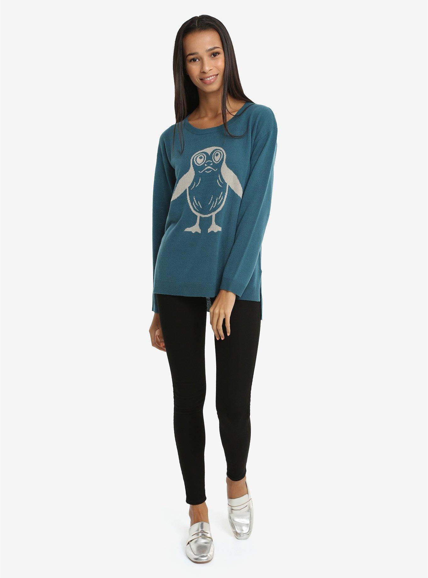 Star Wars: The Last Jedi Teal Porg Sweater, , alternate