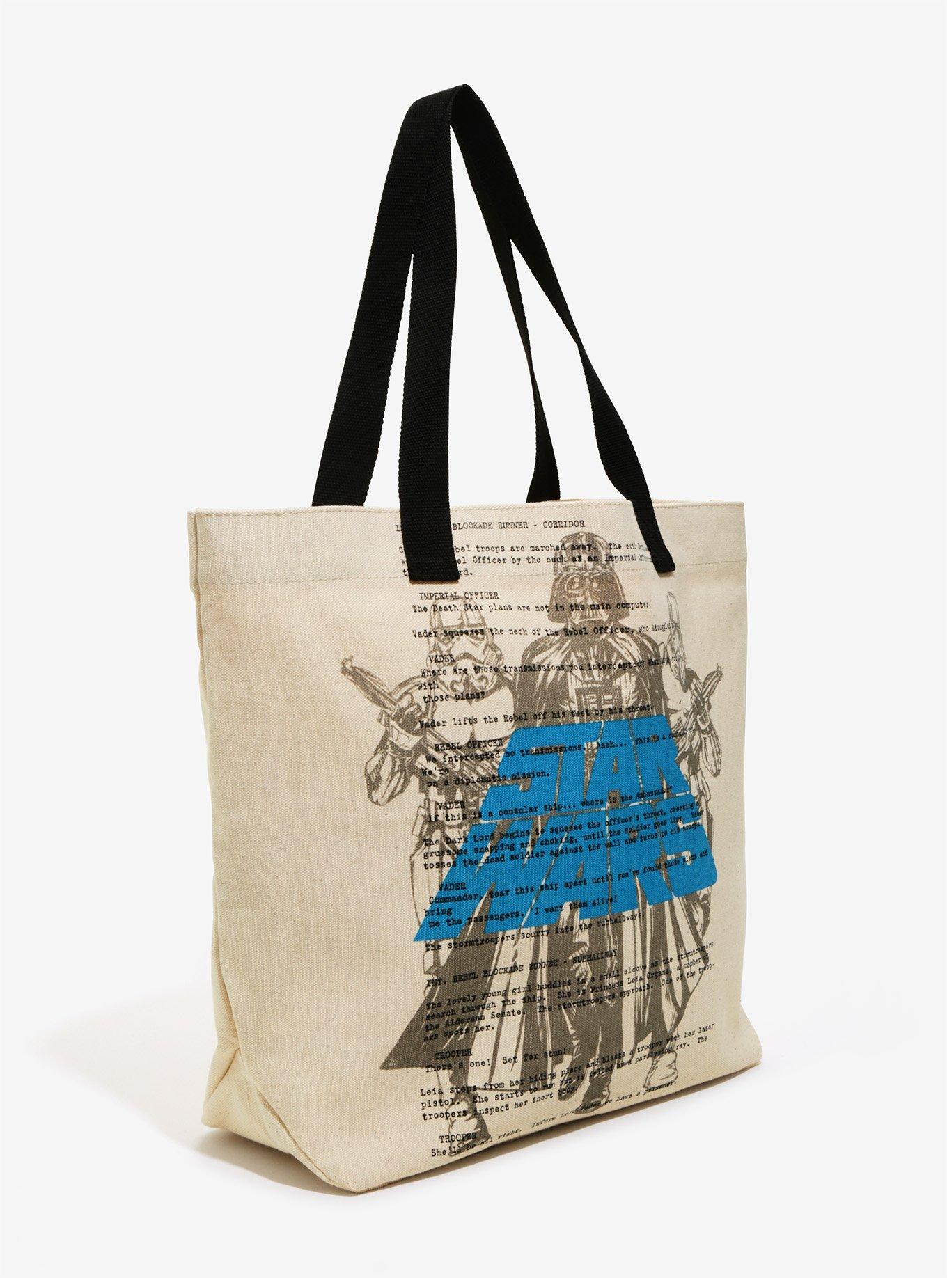 Loungefly Star Wars Darth Vader & Stormtroopers Canvas Tote - BoxLunch Exclusive, , alternate