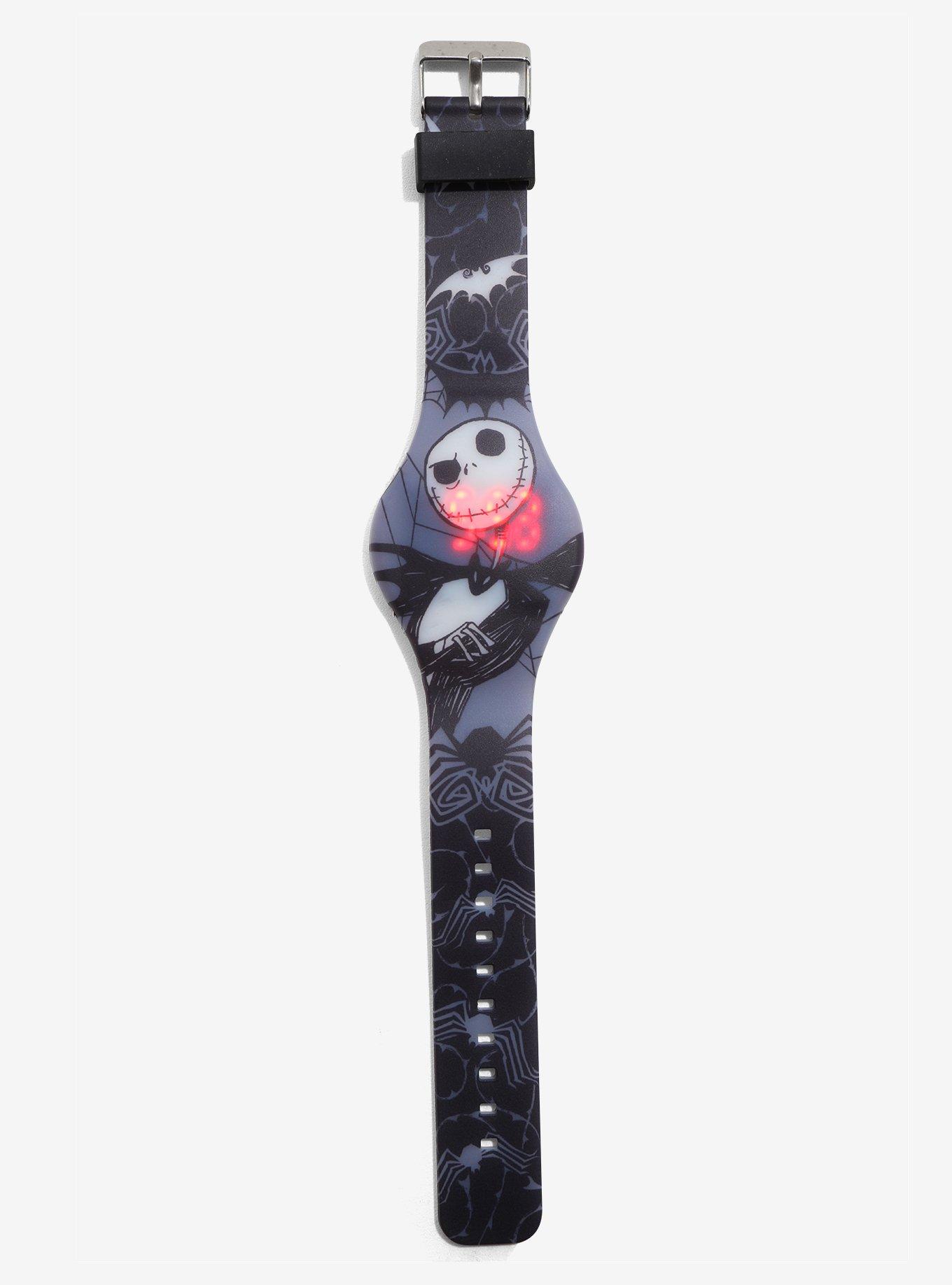 The Nightmare Before Christmas Jack Skellington LED Rubber Watch, , alternate