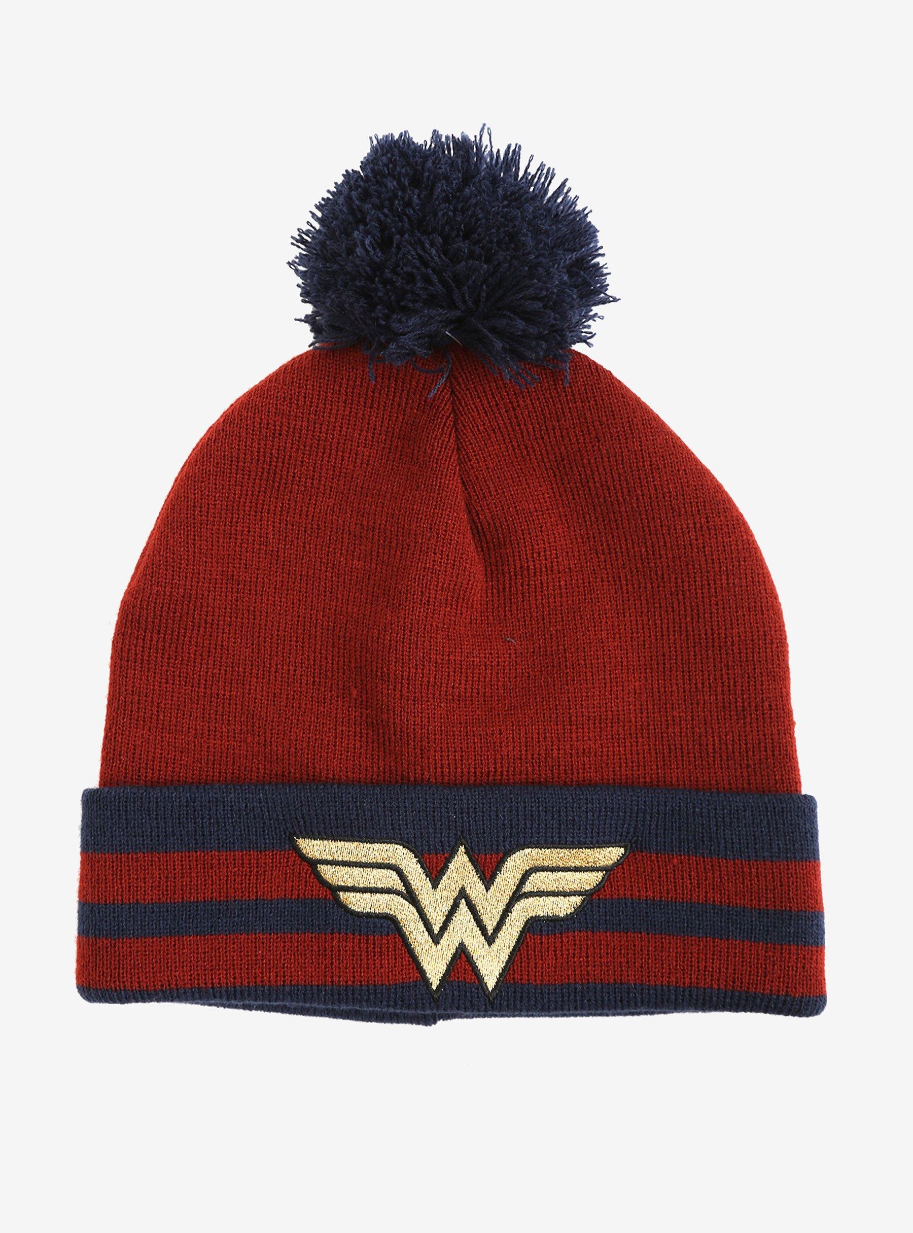 DC Comics Wonder Woman Pom Beanie, , alternate