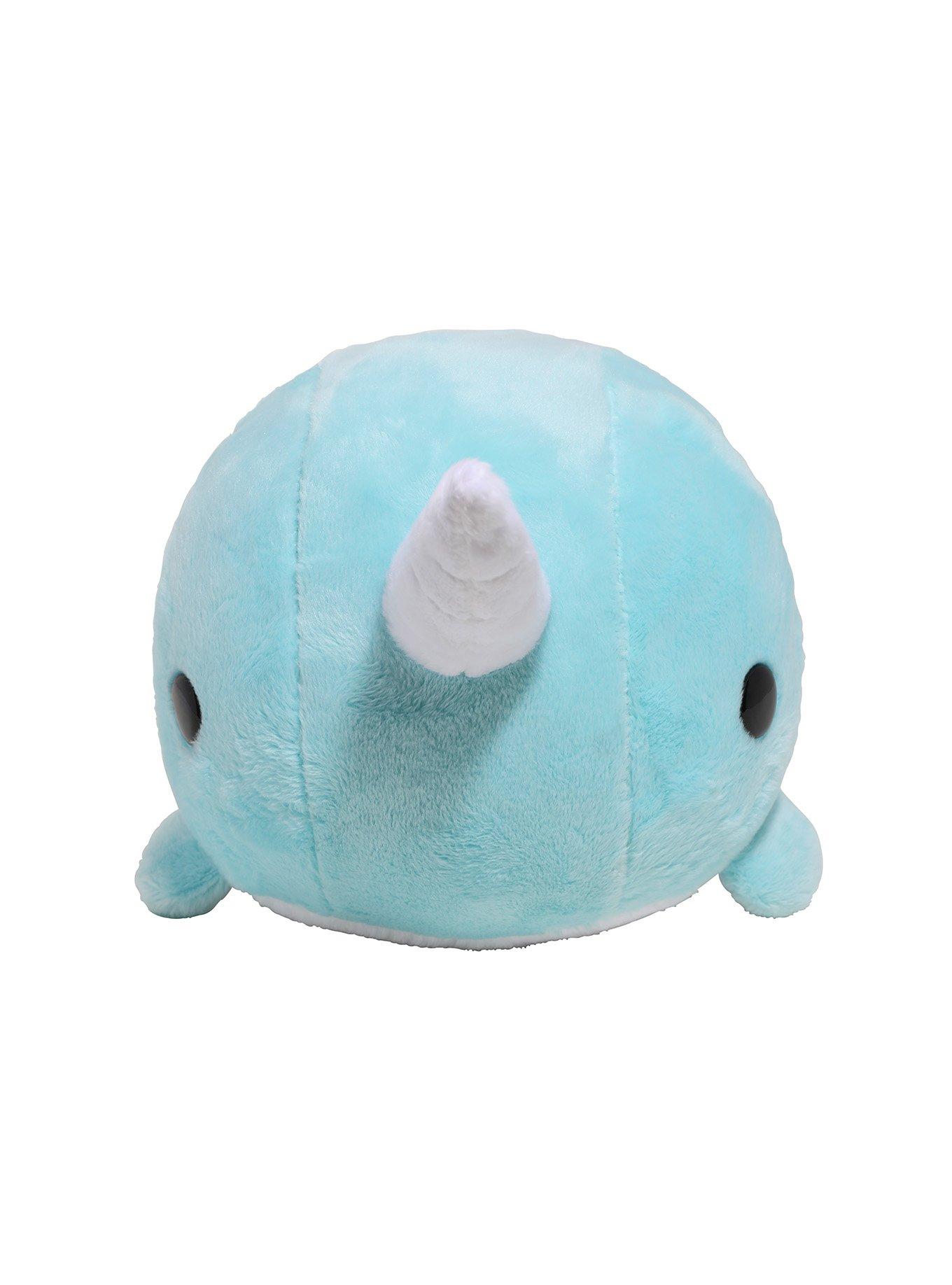 Bellzi Teal Narzzi The Narwhal Plush, , alternate