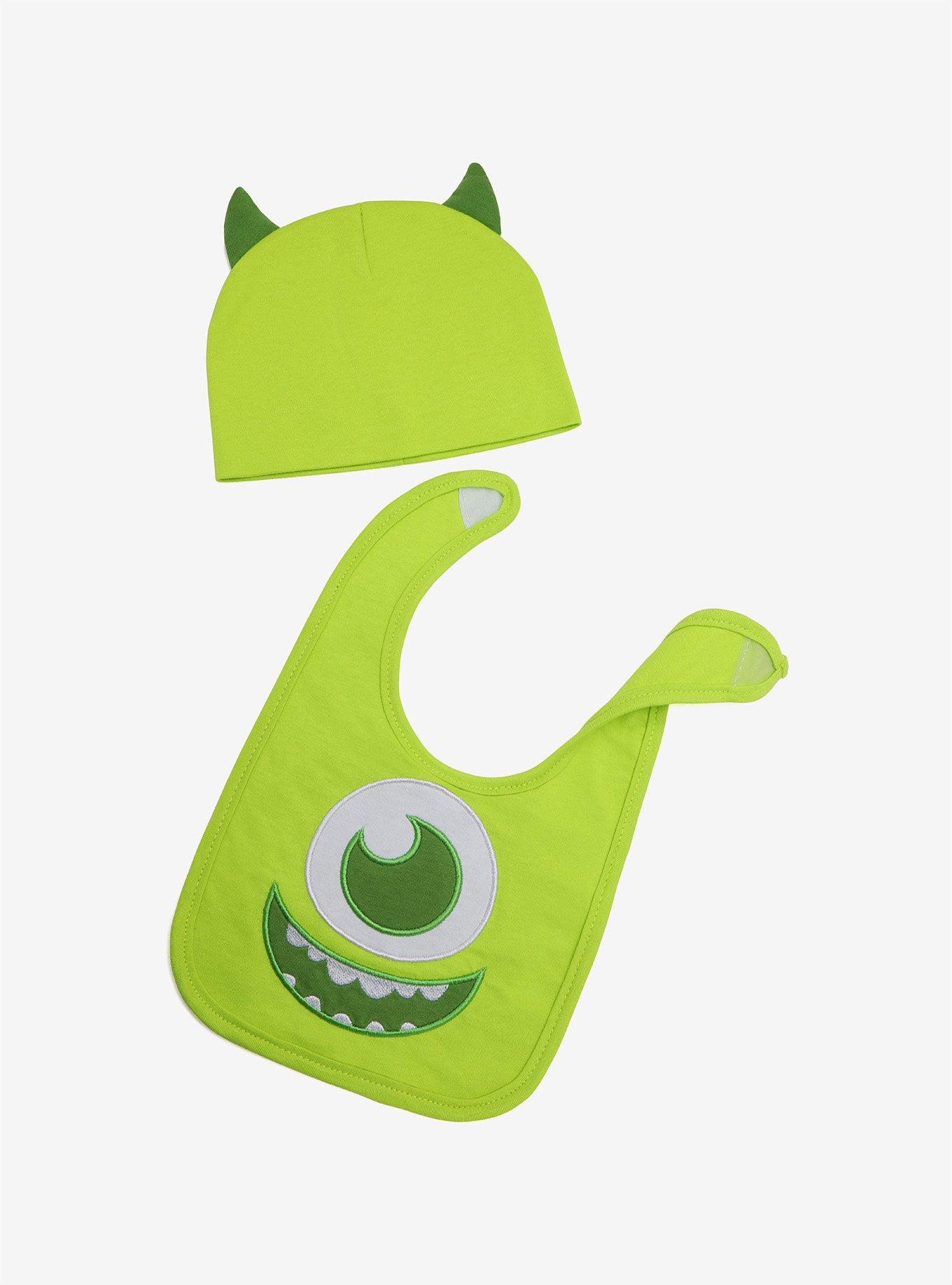 Disney Pixar Monsters Inc. Mike Bib & Hat Set, , alternate