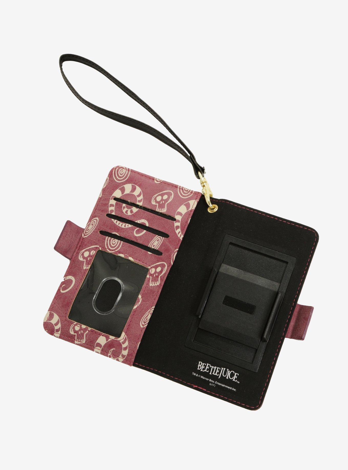 Beetlejuice Handbook For The Recently Deceased Universal Phone Case Wallet, , alternate