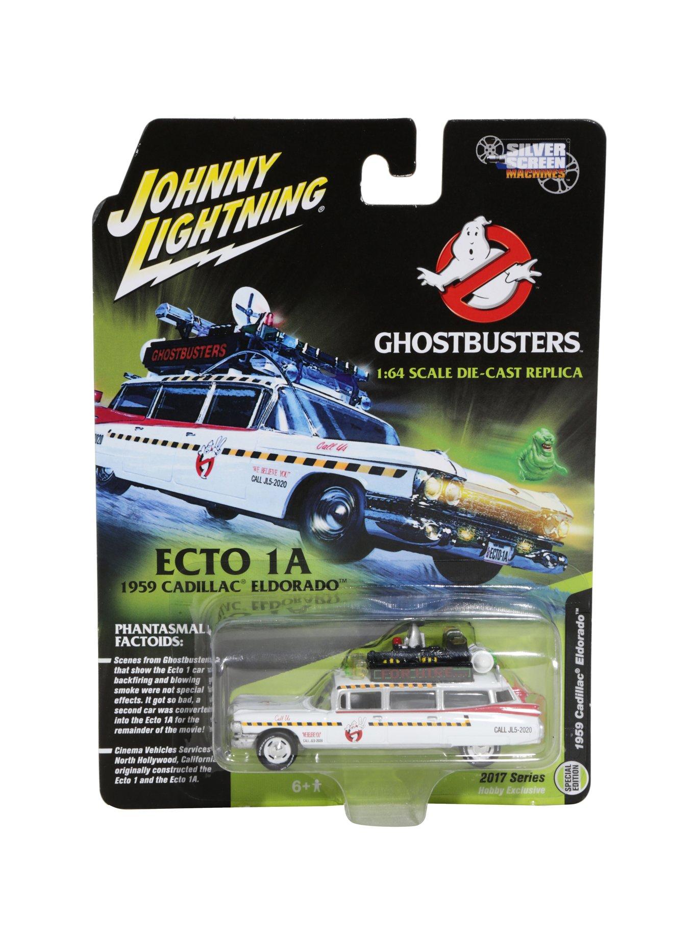 Johnny Lightning Ghostbusters Ecto 1A 1:64 Scale Die-Cast Mini Replica, , alternate