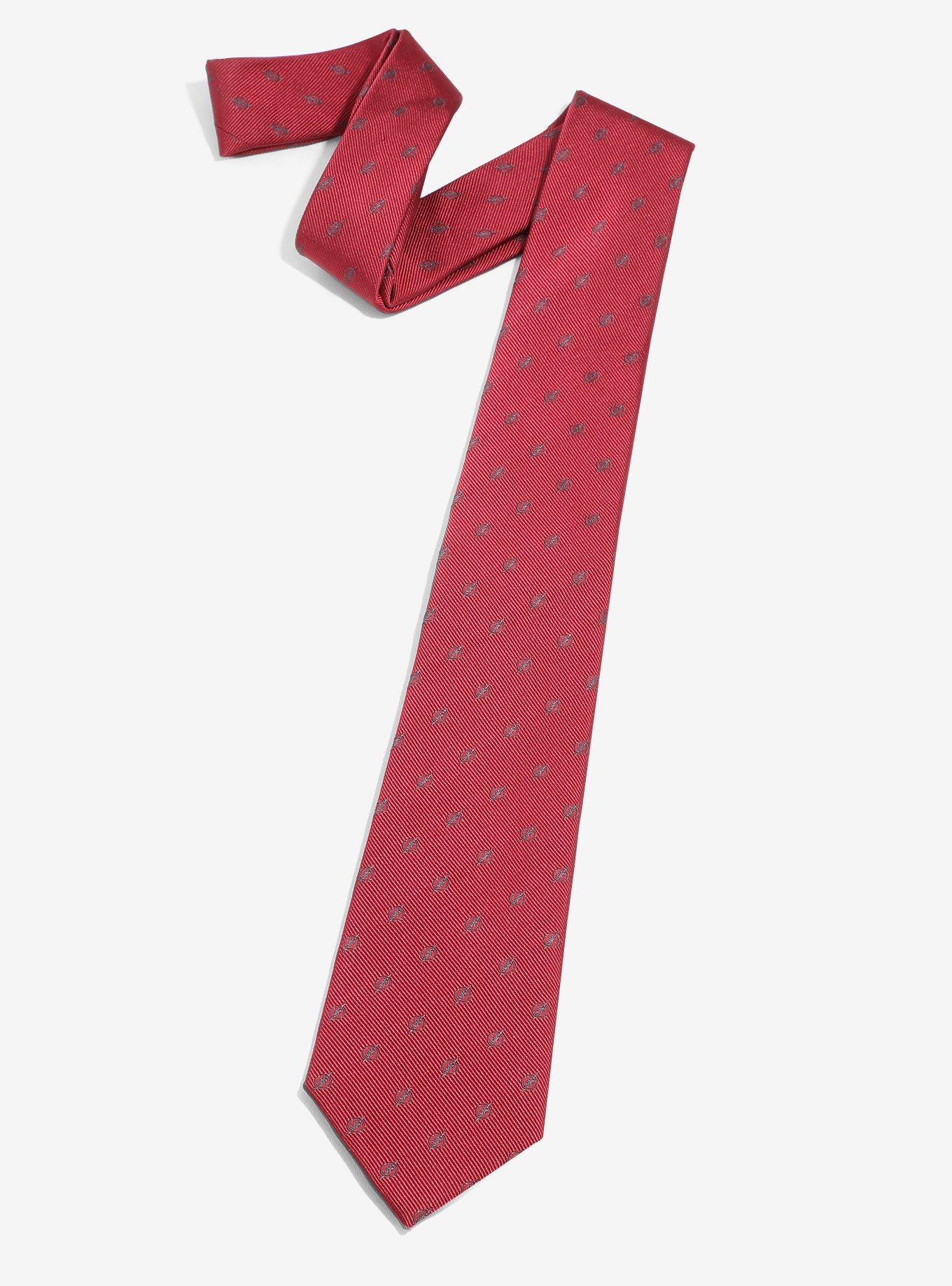 DC Comics The Flash Bolt Print Tie, , alternate