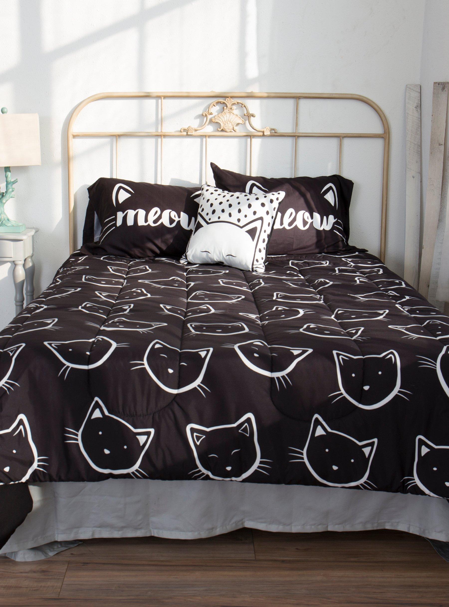 Kitty Meow Pillowcase Set, , alternate