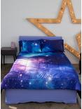 Galaxy Love You To The Moon Throw Blanket, , alternate