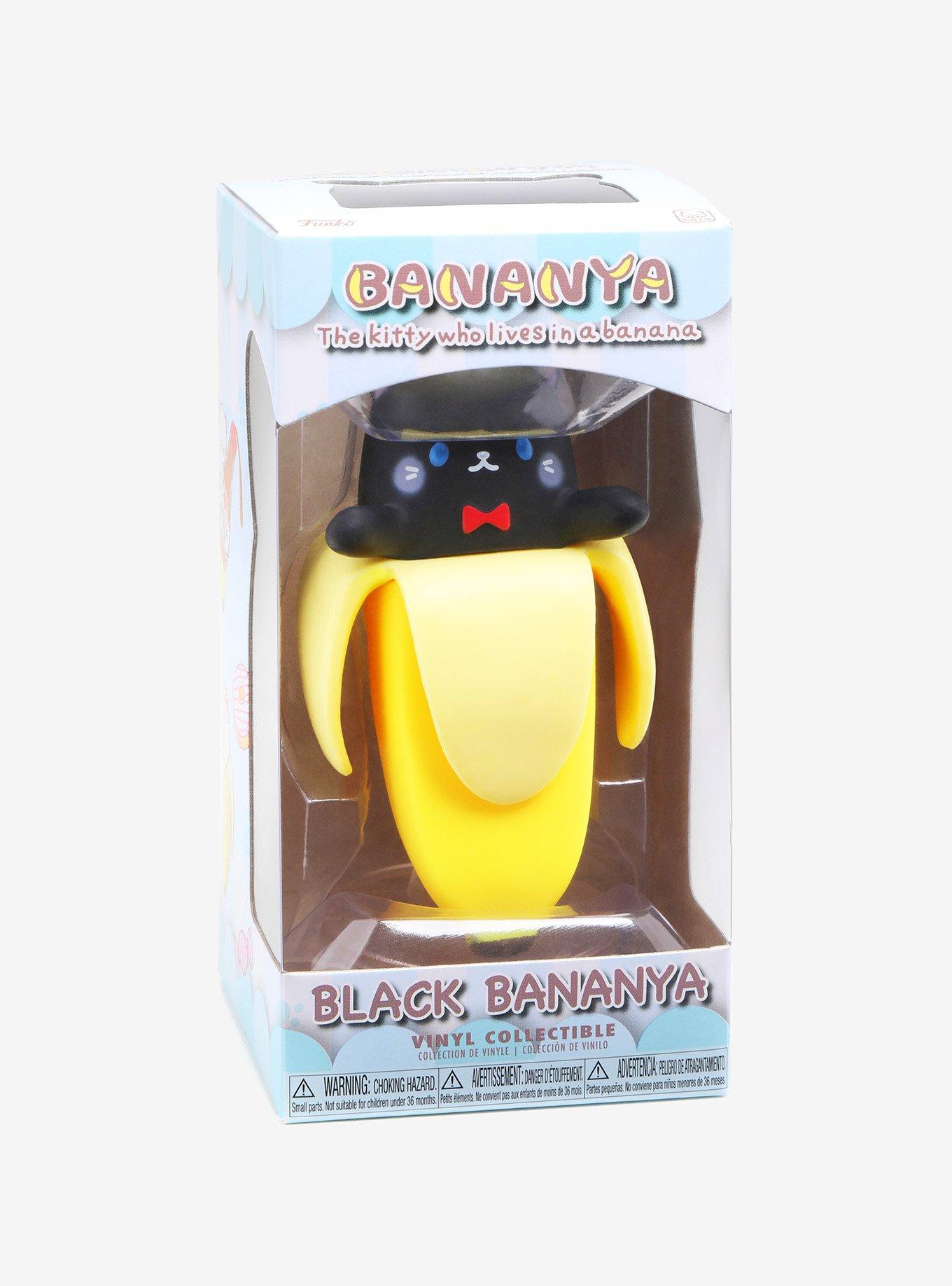 Bananya Black Bananya Vinyl Figure, , alternate
