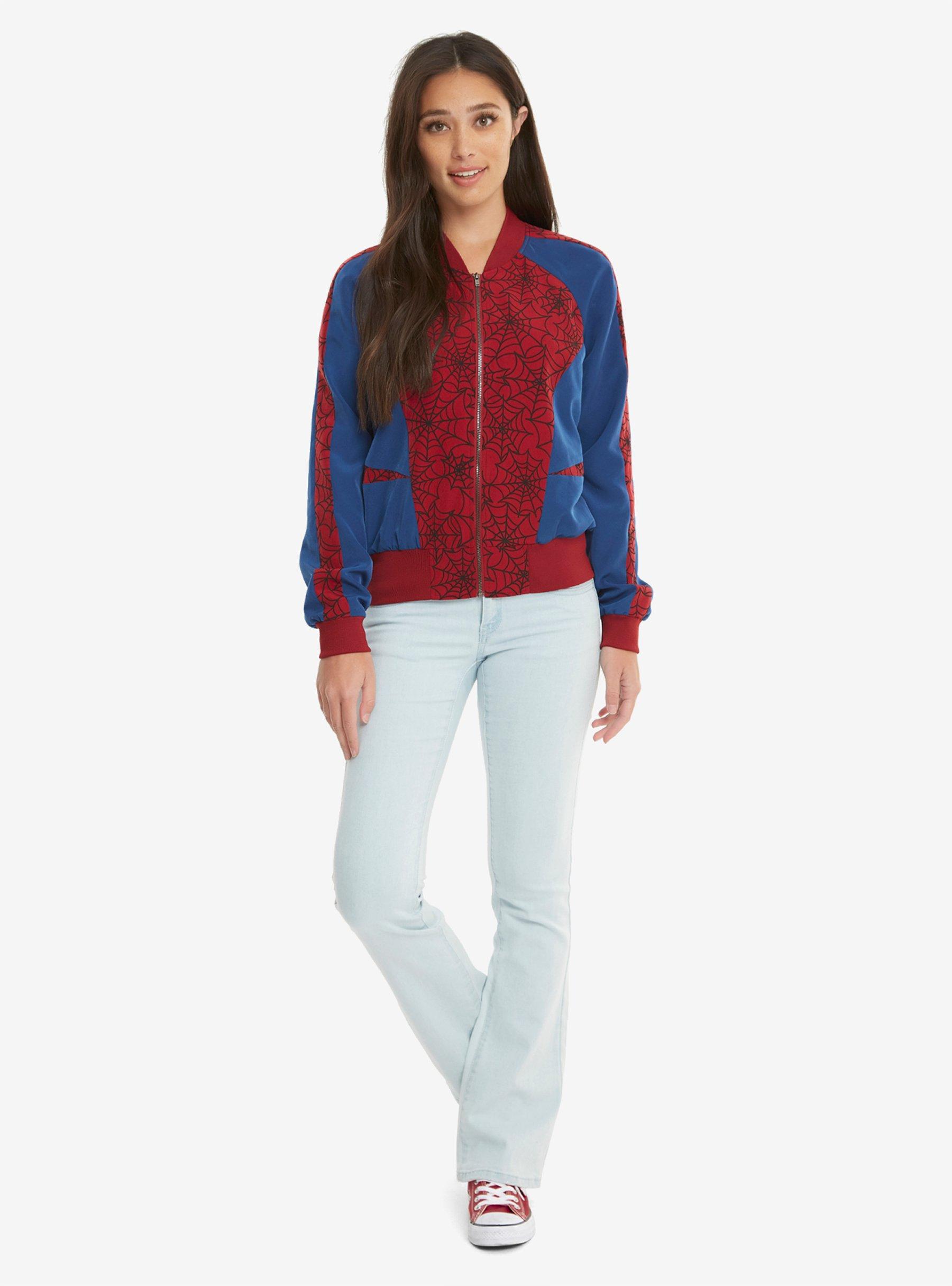 Marvel Spider-Man Satin Bomber Jacket, , alternate