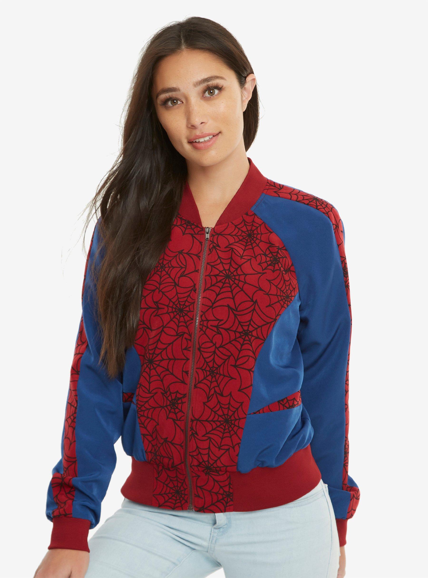Marvel Spider-Man Satin Bomber Jacket, , alternate