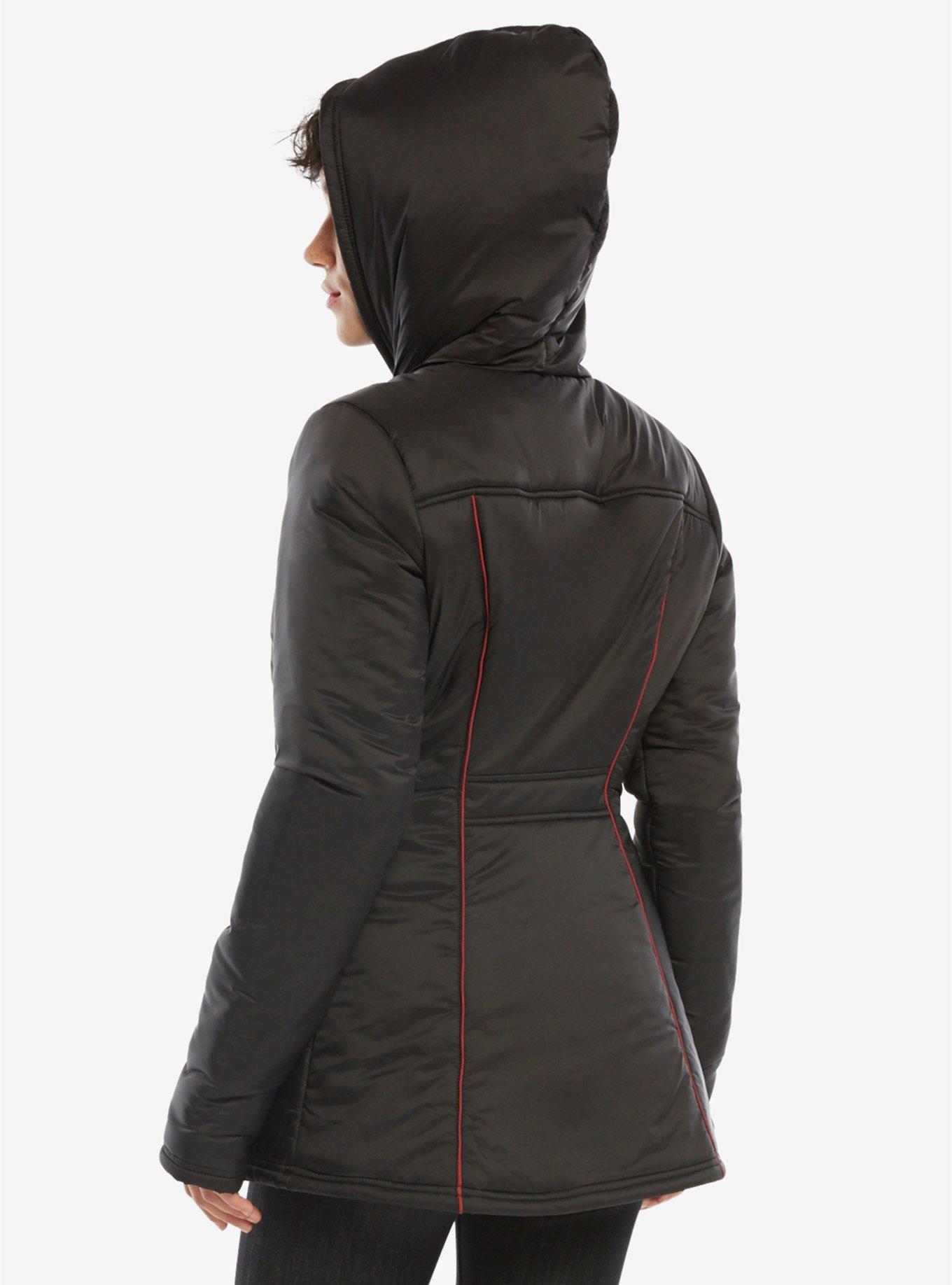 Marvel Black Widow Puffer Jacket, , alternate