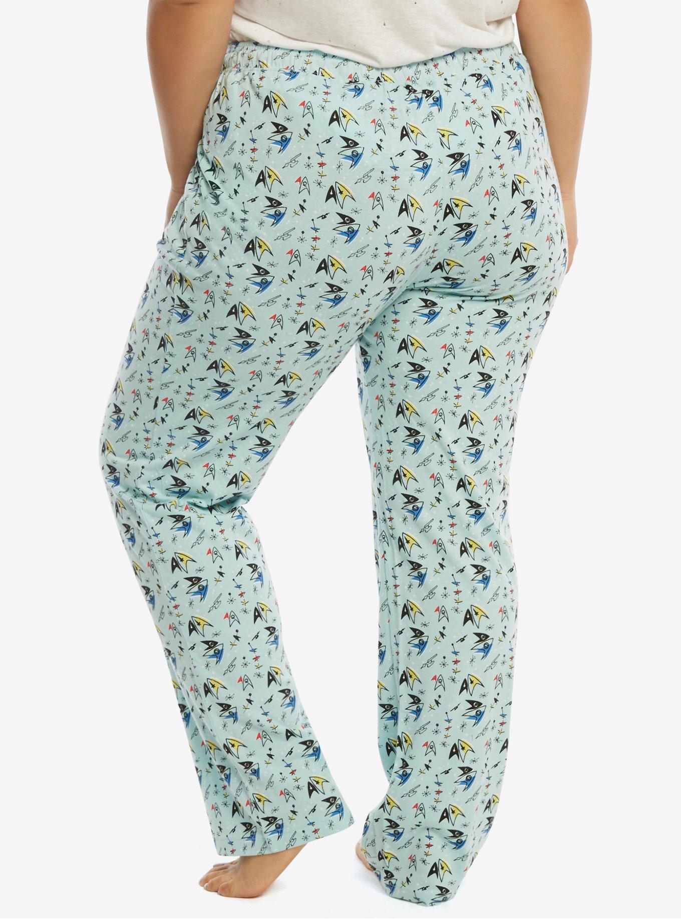 Star Trek Icon Pajama Pants Plus Size, , alternate