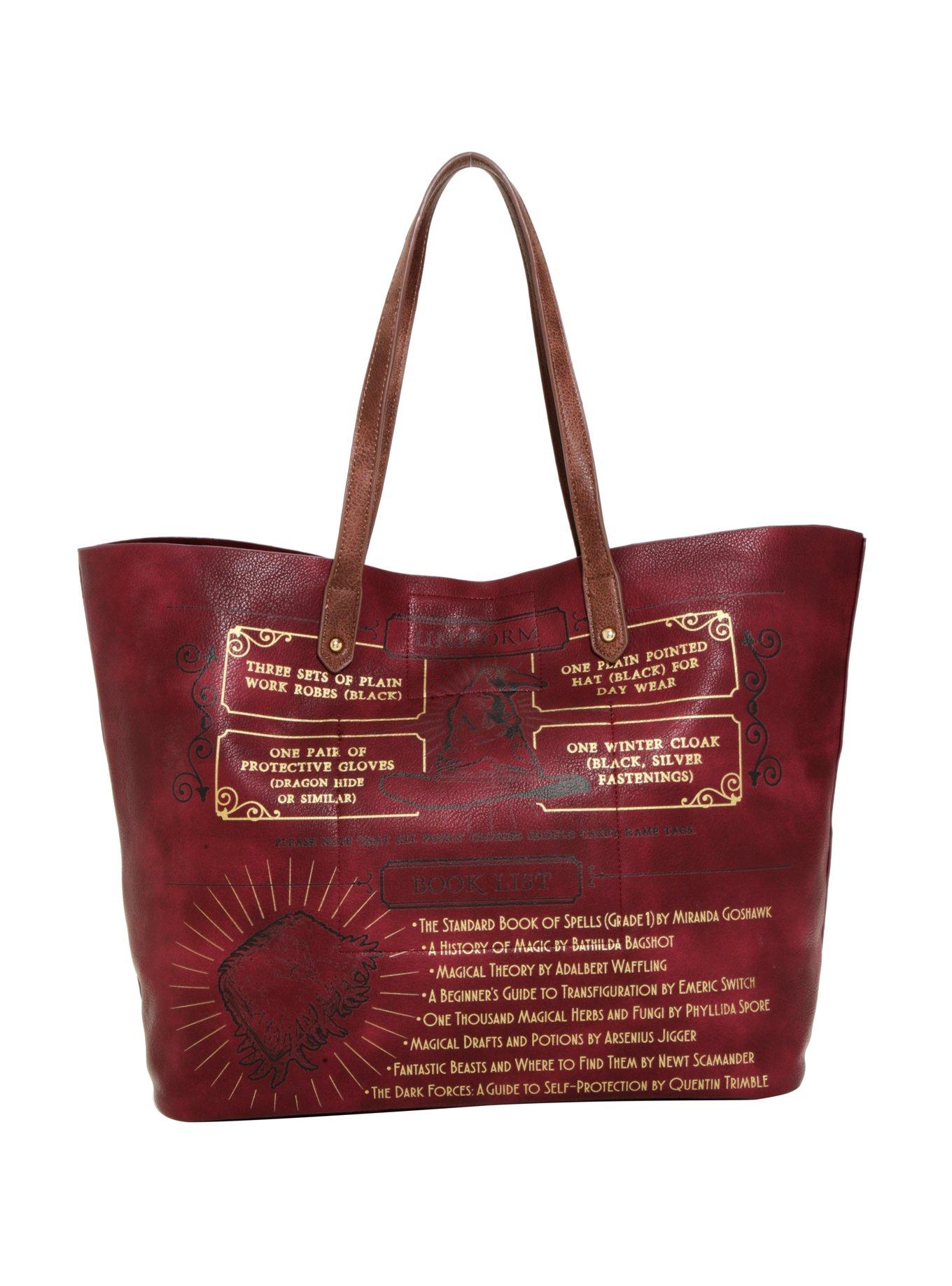 Harry Potter Hogwarts School List Tote, , alternate