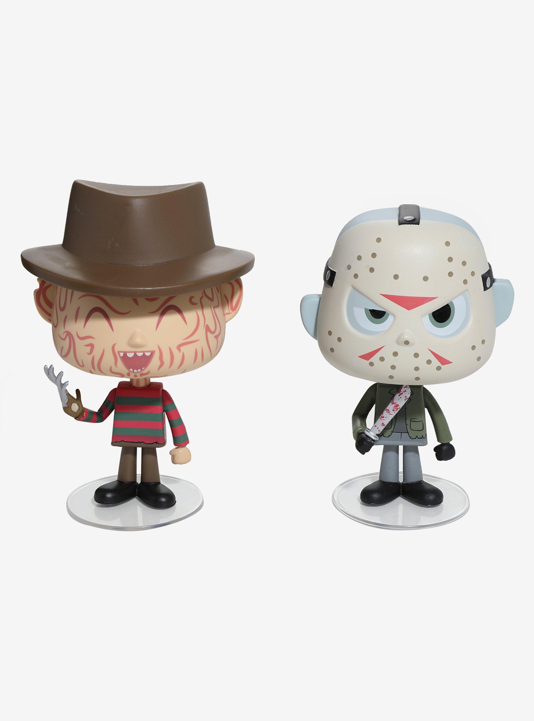 Funko Vynl. A Nightmare On Elm Street Friday The 13th Freddy Krueger & Jason Voorhees Vinyl Figures, , alternate