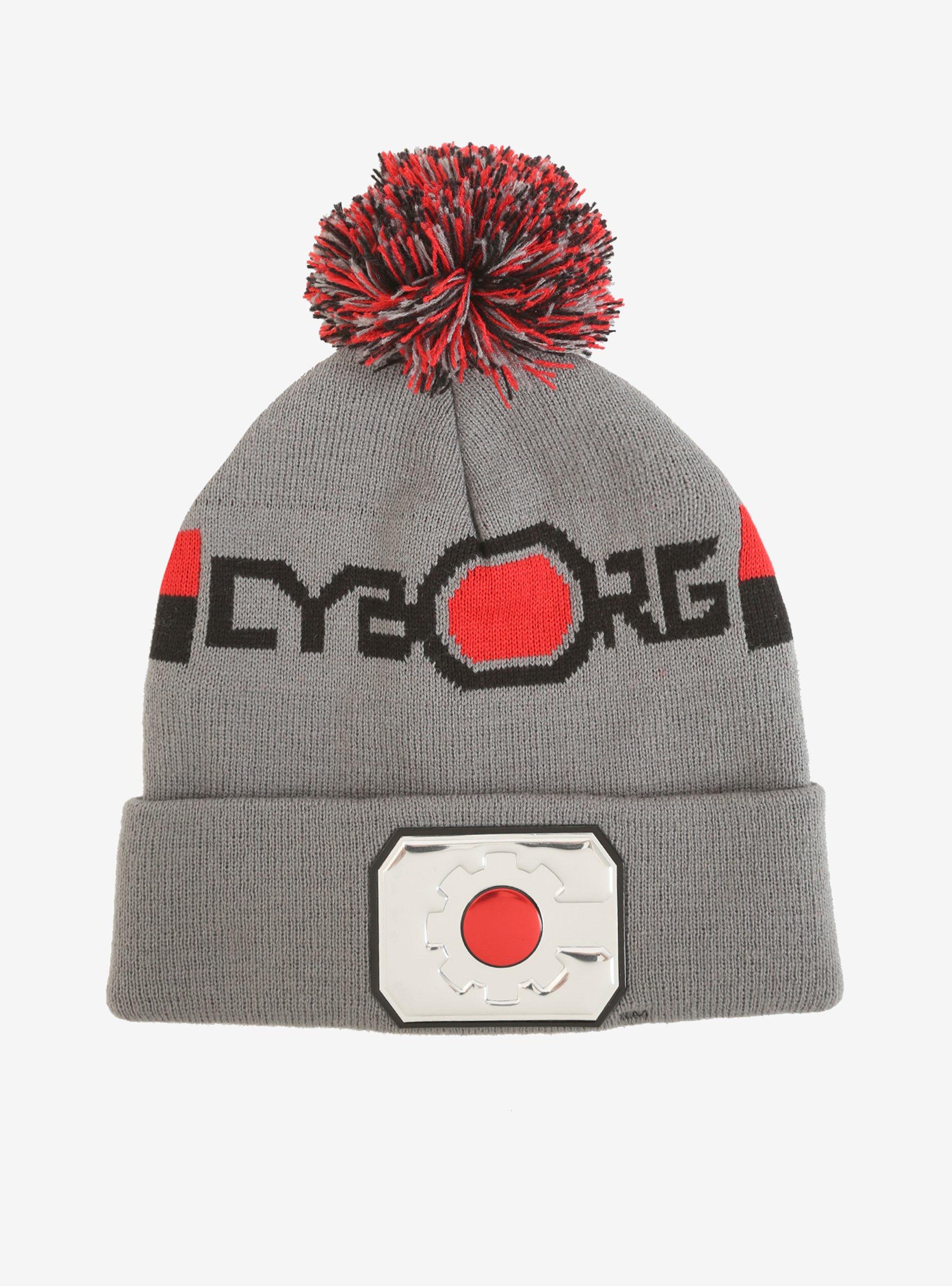DC Comics Justice League Cyborg Pom Beanie, , alternate