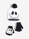 The Nightmare Before Christmas Youth Pom Beanie And Glove Set, , alternate