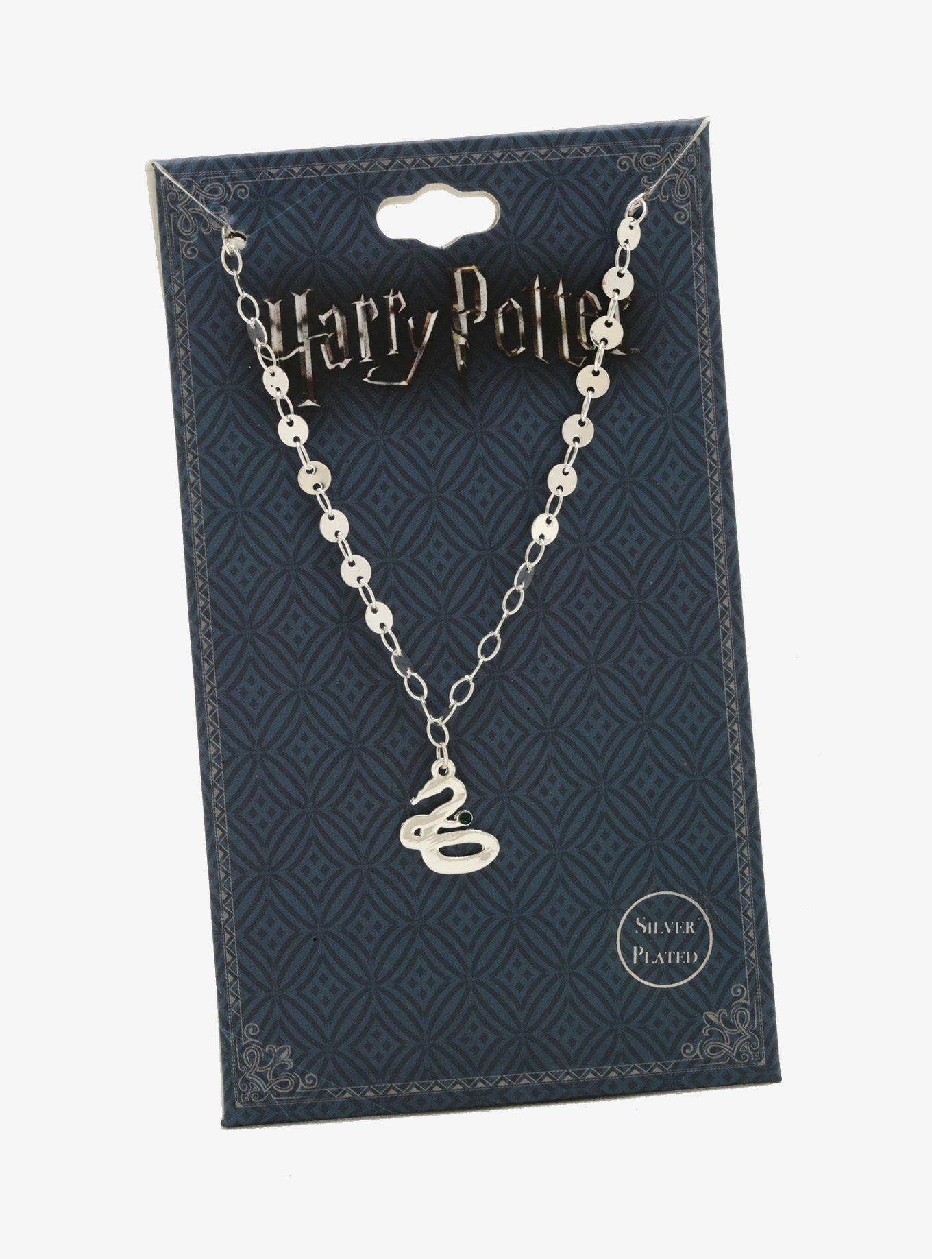 Harry Potter Slytherin Disc Chain Necklace, , alternate