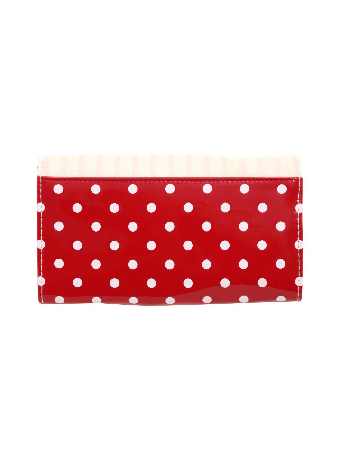 Studio Ghibli Kiki's Delivery Service Jiji Polka Dot Flap Wallet, , alternate