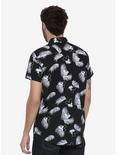 Disney Mickey Mouse Tonal Tropical Woven Button-Up - BoxLunch Exclusive, , alternate