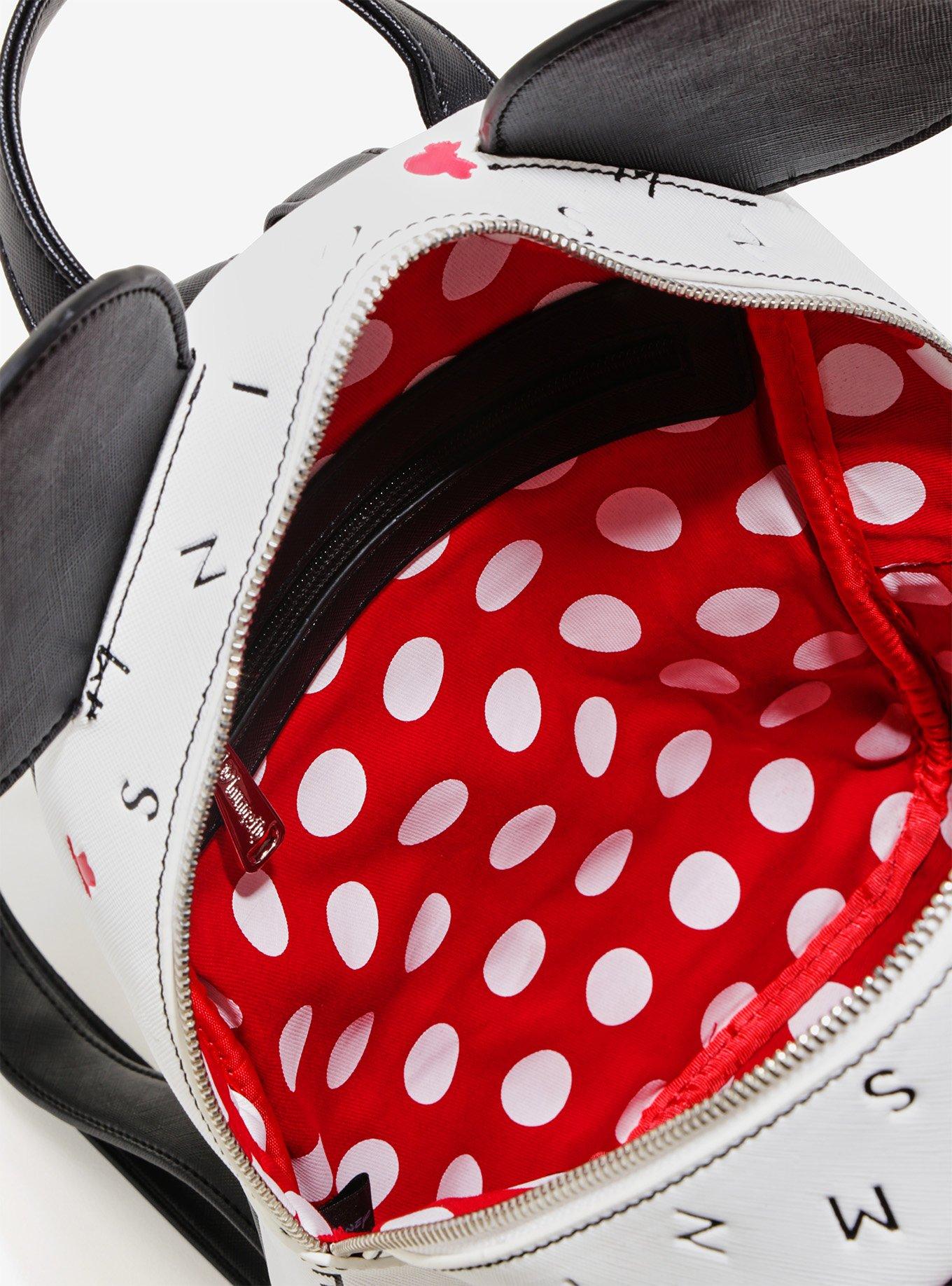 Loungefly Disney Minnie Mouse Scattered Letters Mini Backpack - BoxLunch Exclusive, , alternate