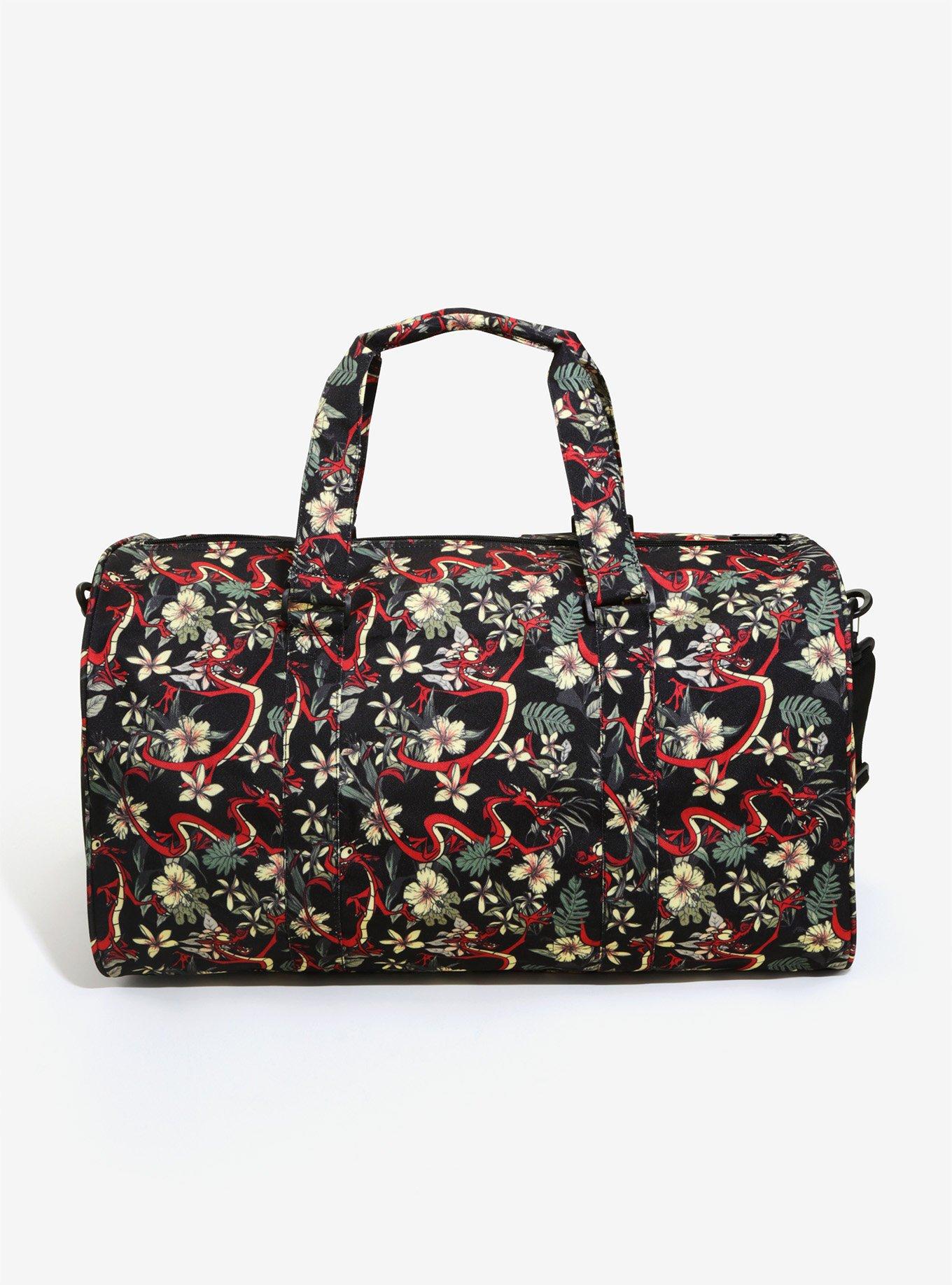 Loungefly Disney Mulan Floral Duffel Bag - BoxLunch Exclusive, , alternate