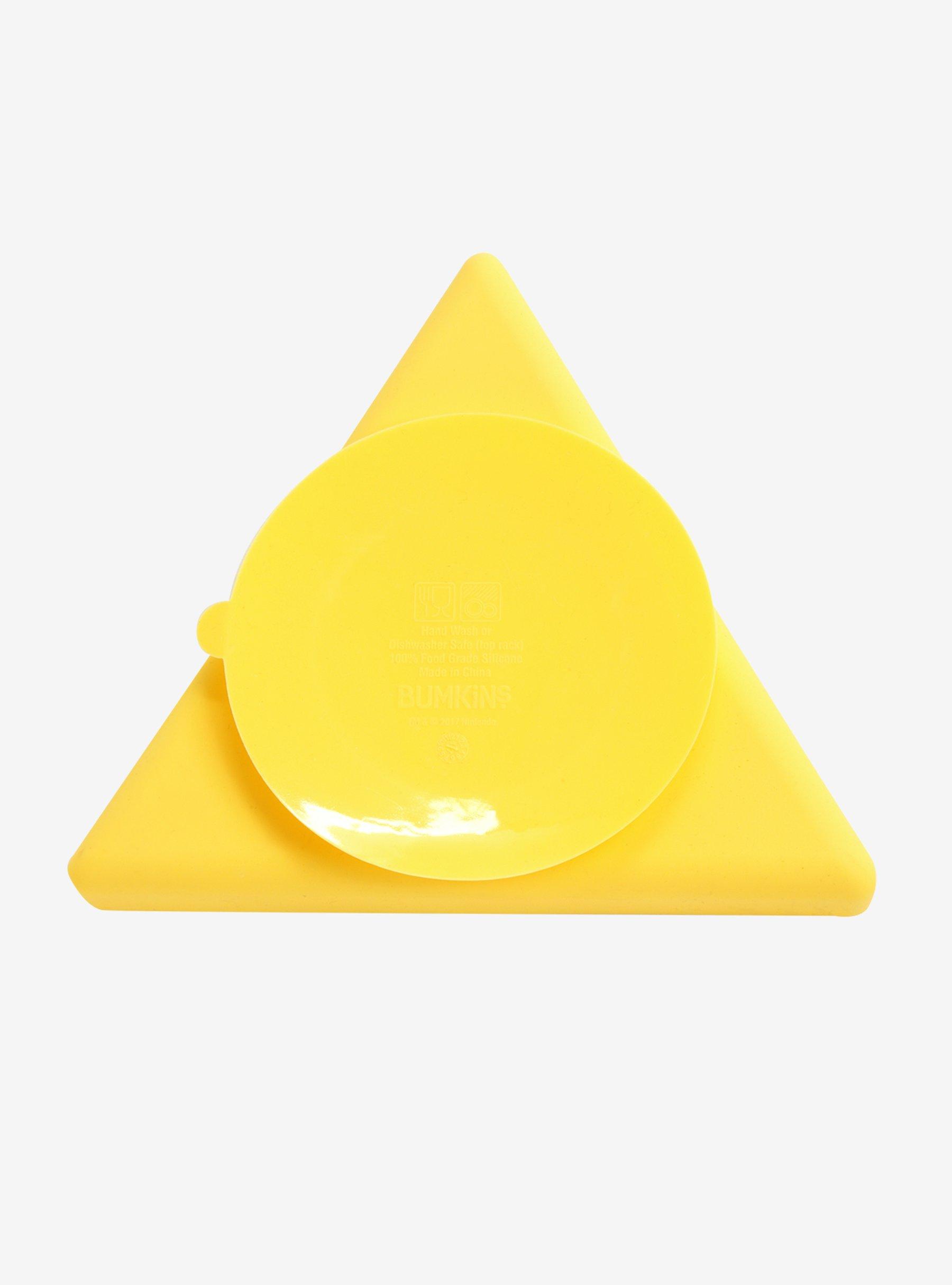 Bumkins Nintendo The Legend Of Zelda Triforce Toddler Dish, , alternate