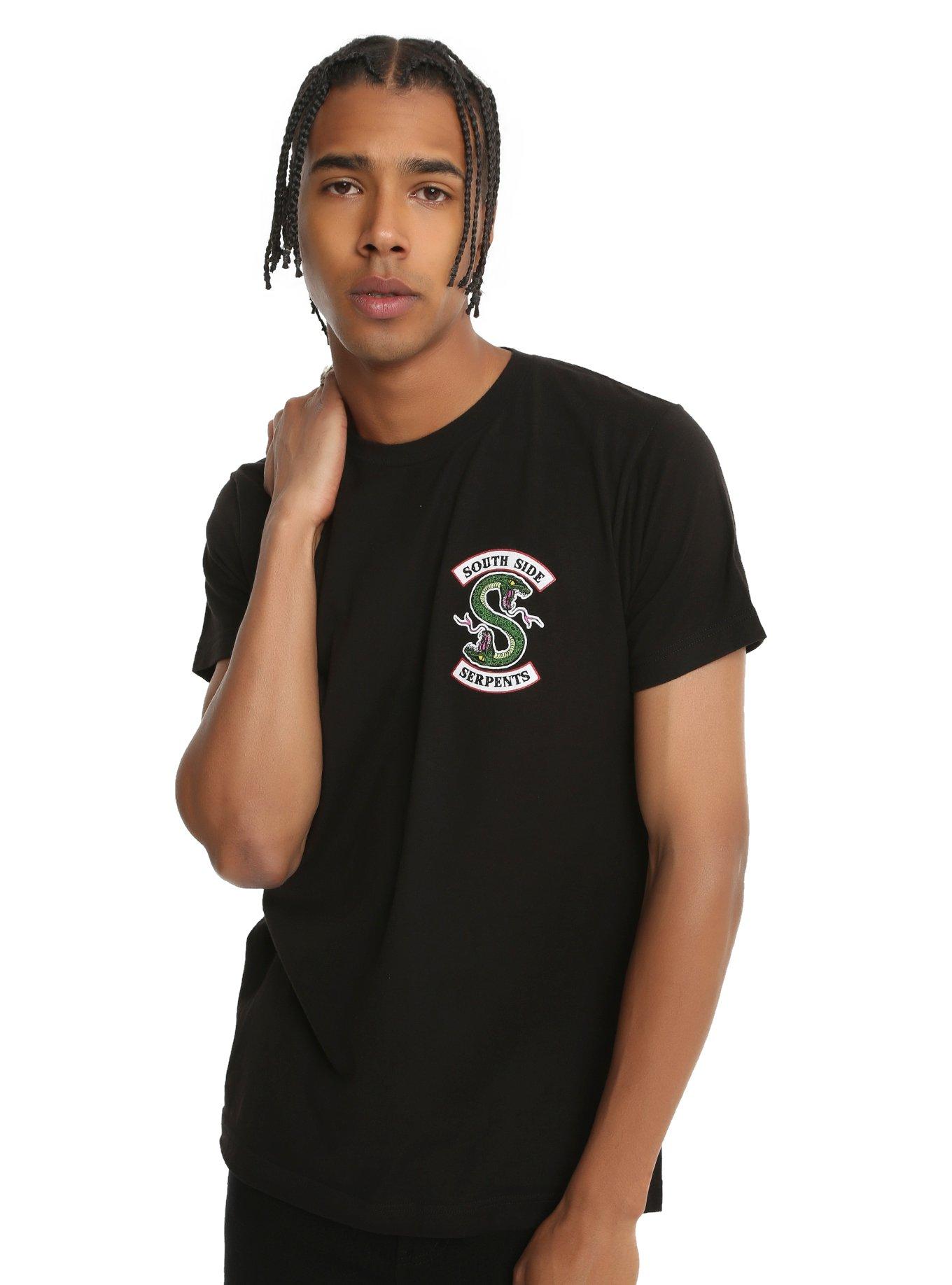 Riverdale Southside Serpents T-Shirt Hot Topic Exclusive, BLACK, alternate