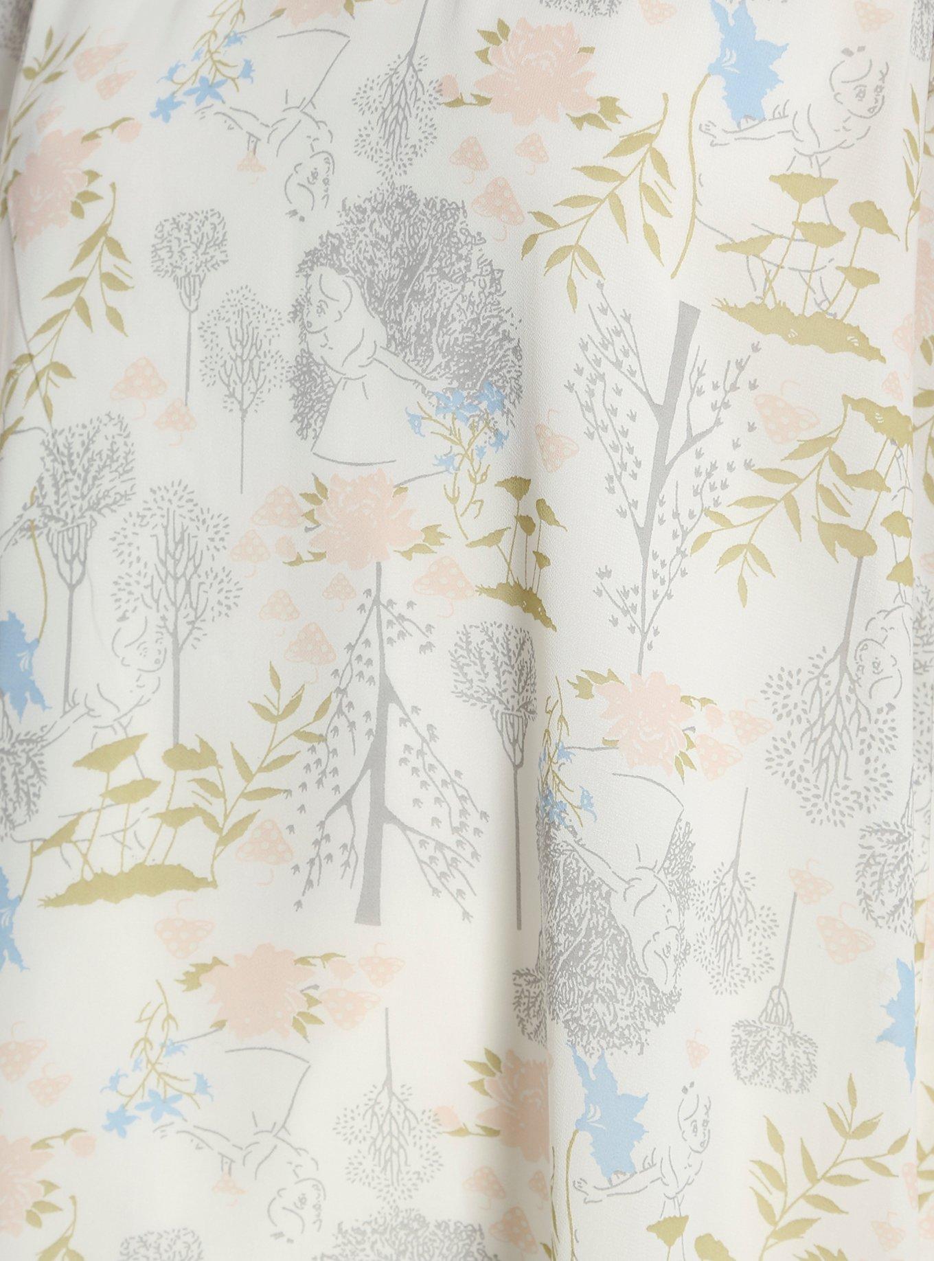 Disney Alice In Wonderland Womens Chiffon Top, , alternate