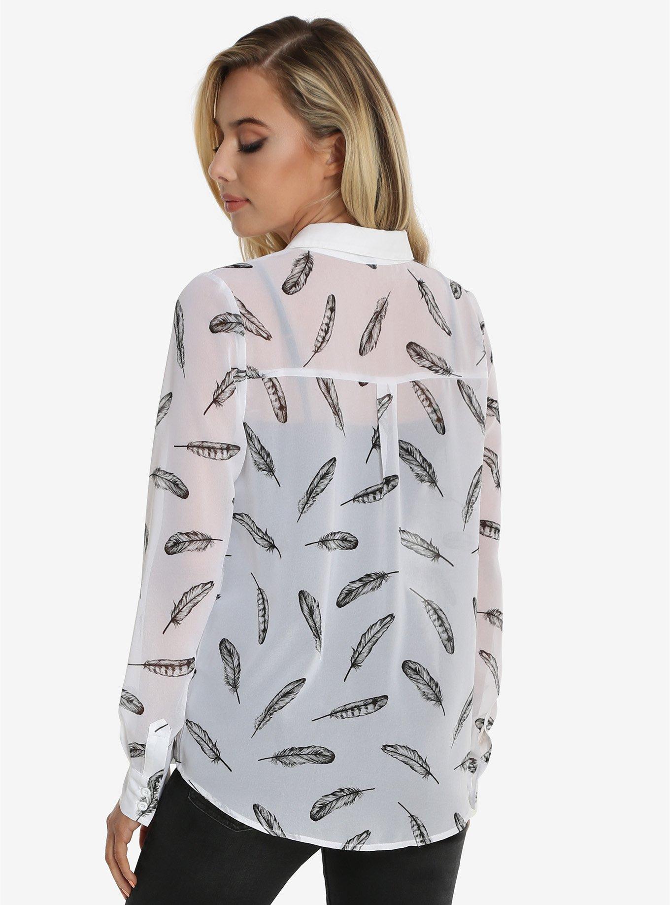 Harry Potter Wingardium Leviosa Blouse - BoxLunch Exclusive, , alternate