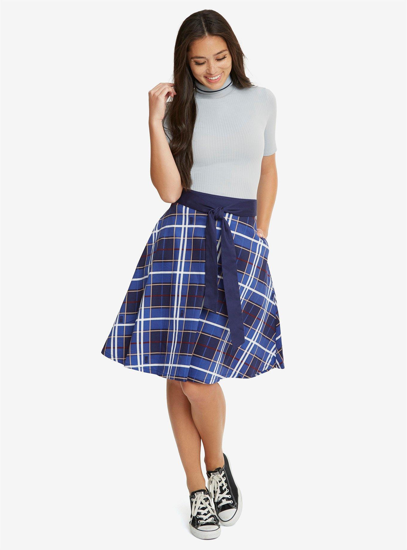 Doctor Who Plaid Skirt, , alternate