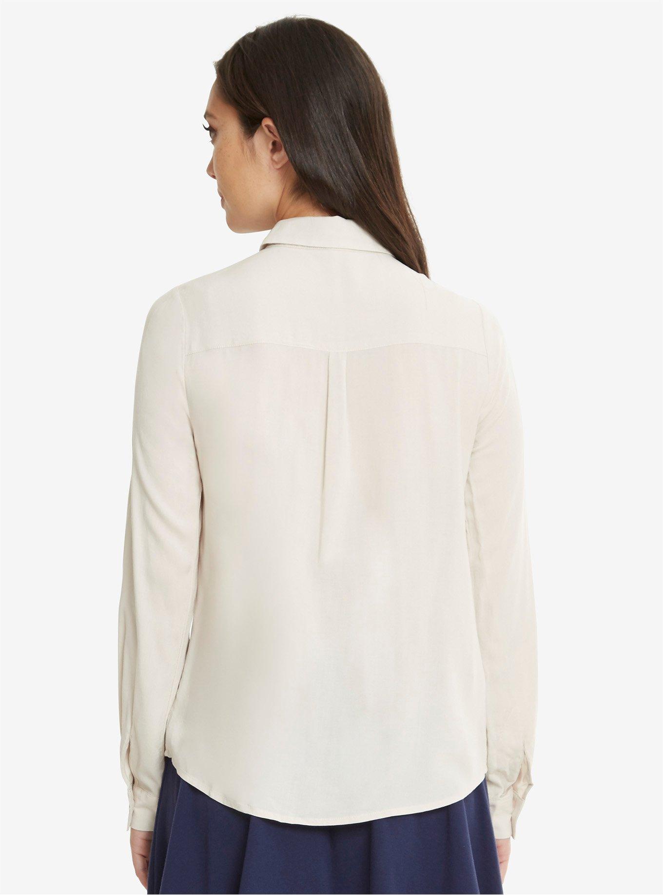 Doctor Who Tie Neck Blouse, , alternate