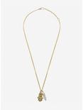 Gold Hamsa Hand Chain Necklace, , alternate