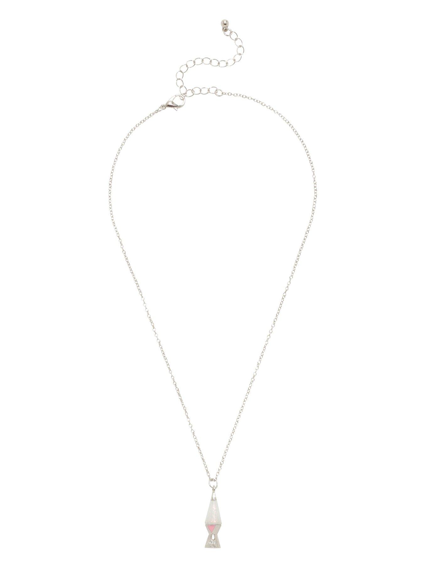 Blackheart Lava Lamp Pendant Necklace, , alternate