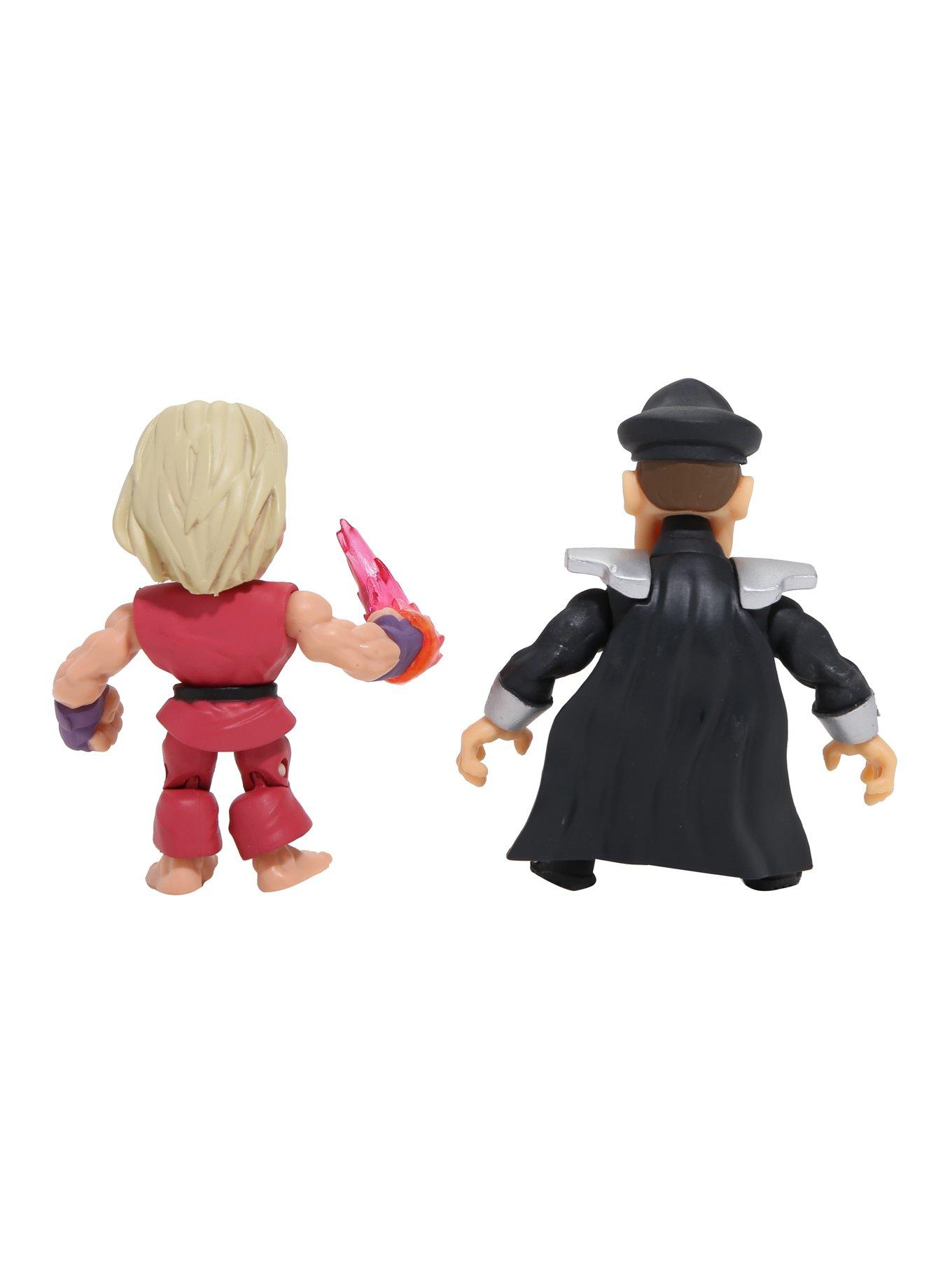 Street Fighter X The Loyal Subjects Violent Ken Vs. M. Bison Action Vinyls Figures 2017 Convention Exclusive, , alternate